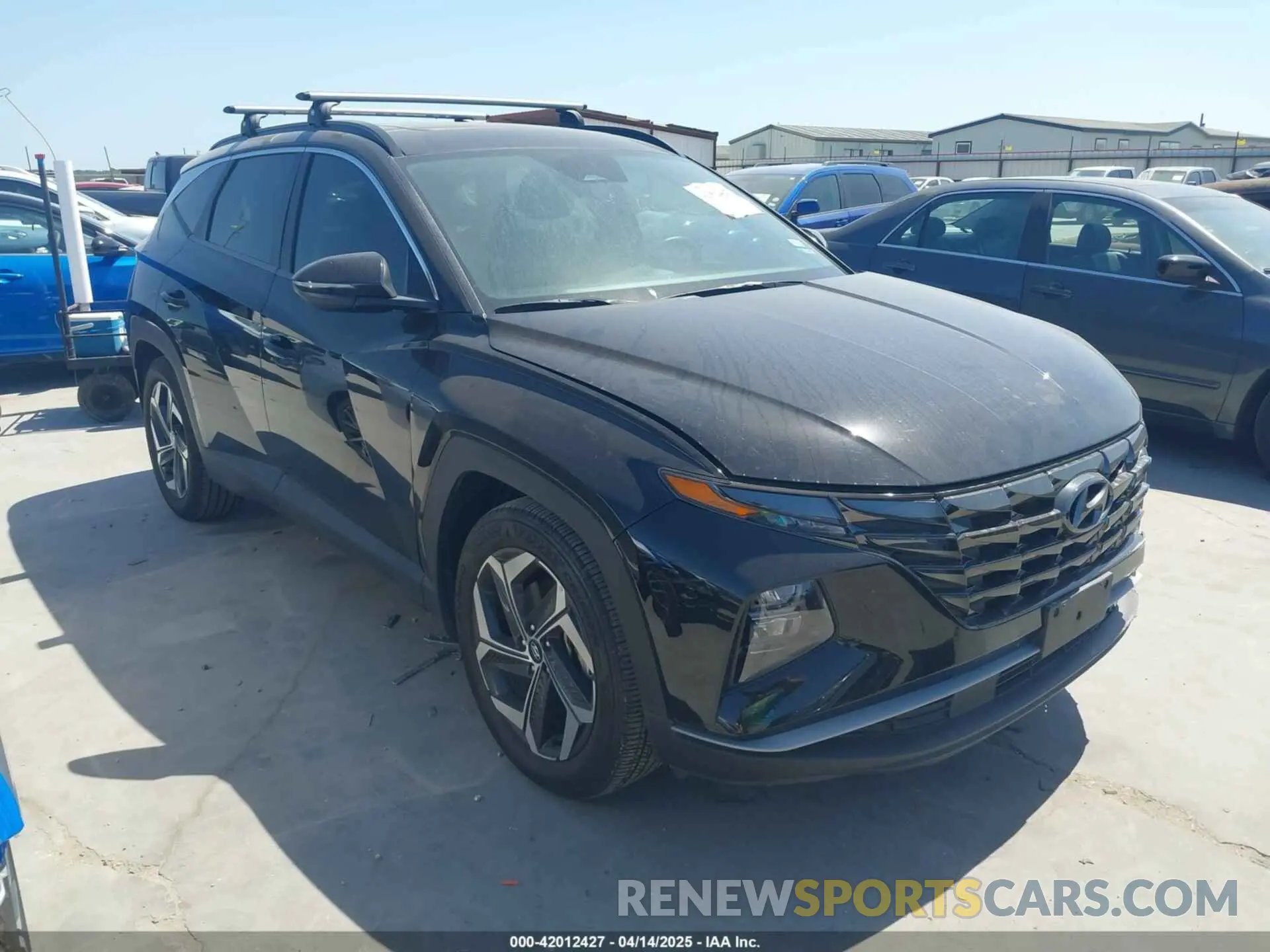 1 Photograph of a damaged car 5NMJC3AE7NH043295 HYUNDAI TUCSON 2022