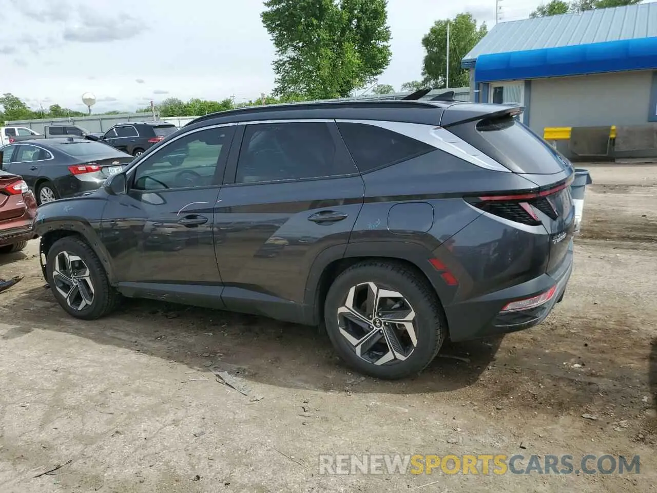 2 Photograph of a damaged car 5NMJC3AE7NH126872 HYUNDAI TUCSON 2022