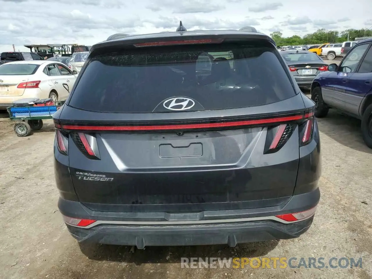 6 Photograph of a damaged car 5NMJC3AE7NH126872 HYUNDAI TUCSON 2022