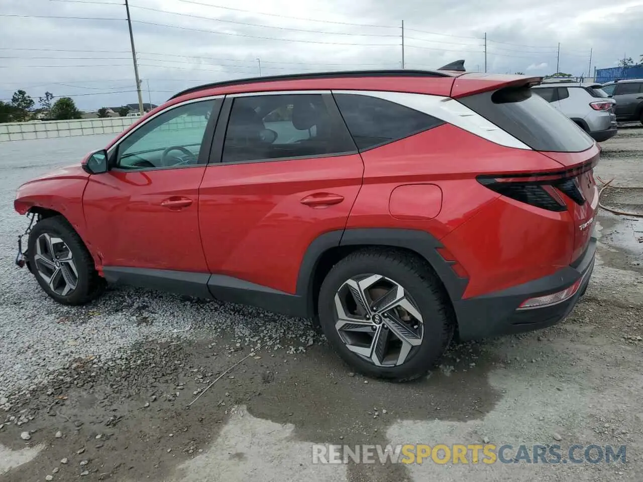 2 Photograph of a damaged car 5NMJC3AE8NH010757 HYUNDAI TUCSON 2022
