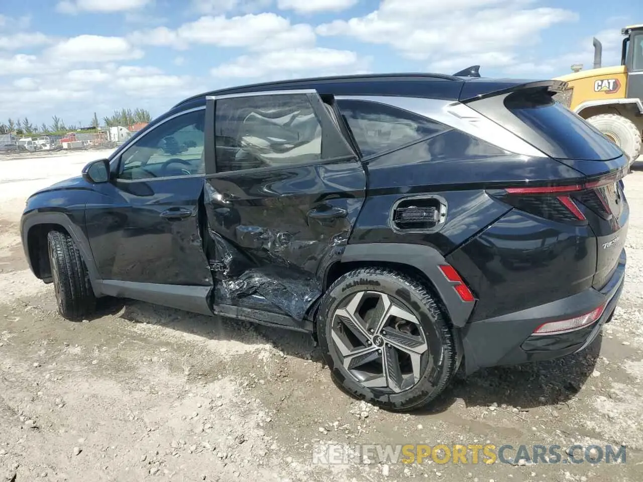 2 Photograph of a damaged car 5NMJC3AE8NH119638 HYUNDAI TUCSON 2022
