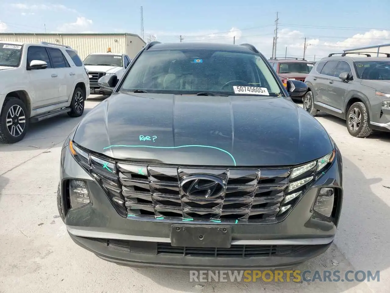 5 Photograph of a damaged car 5NMJC3AE8NH139520 HYUNDAI TUCSON 2022
