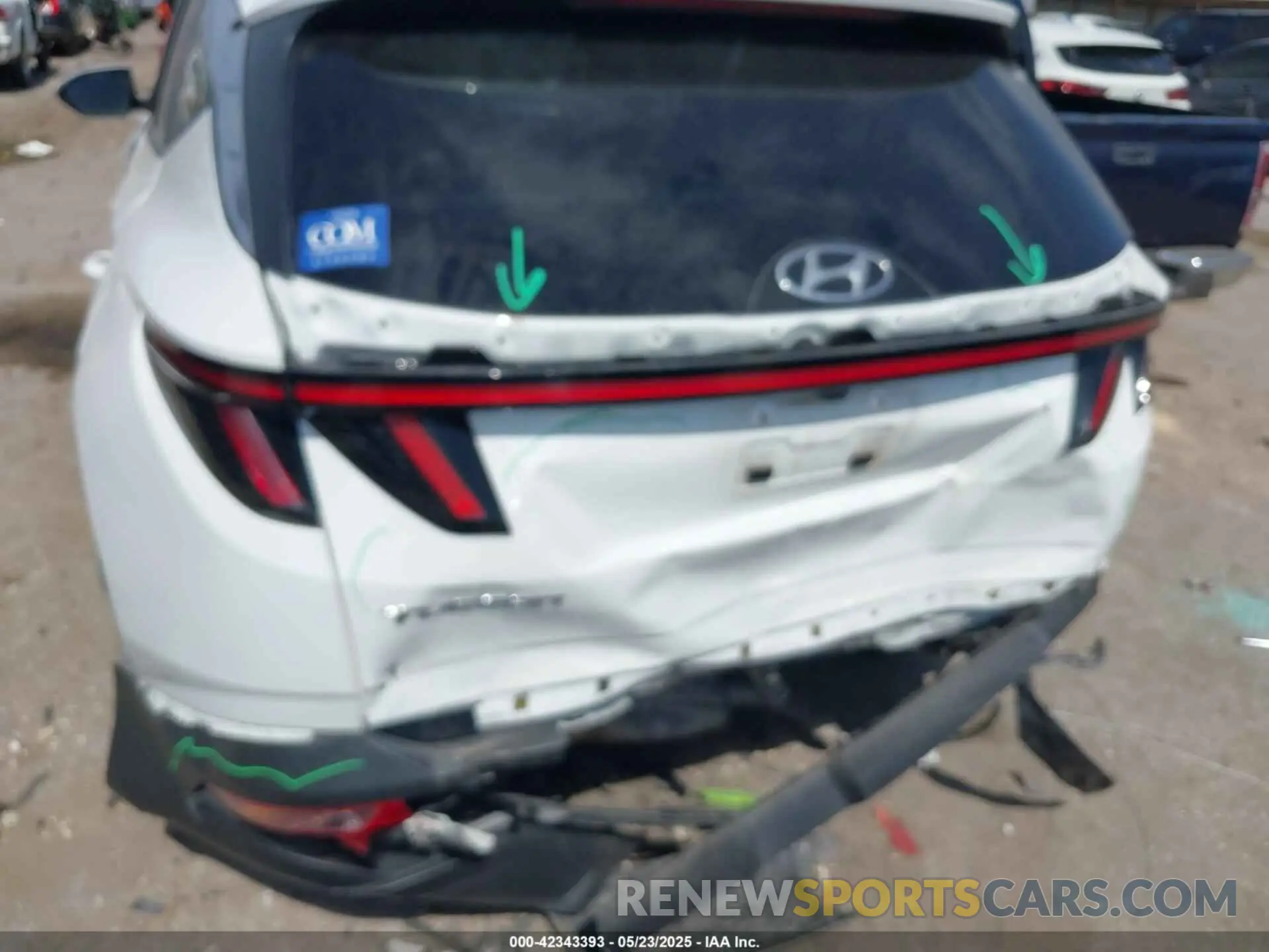 6 Photograph of a damaged car 5NMJC3AE8NH154776 HYUNDAI TUCSON 2022