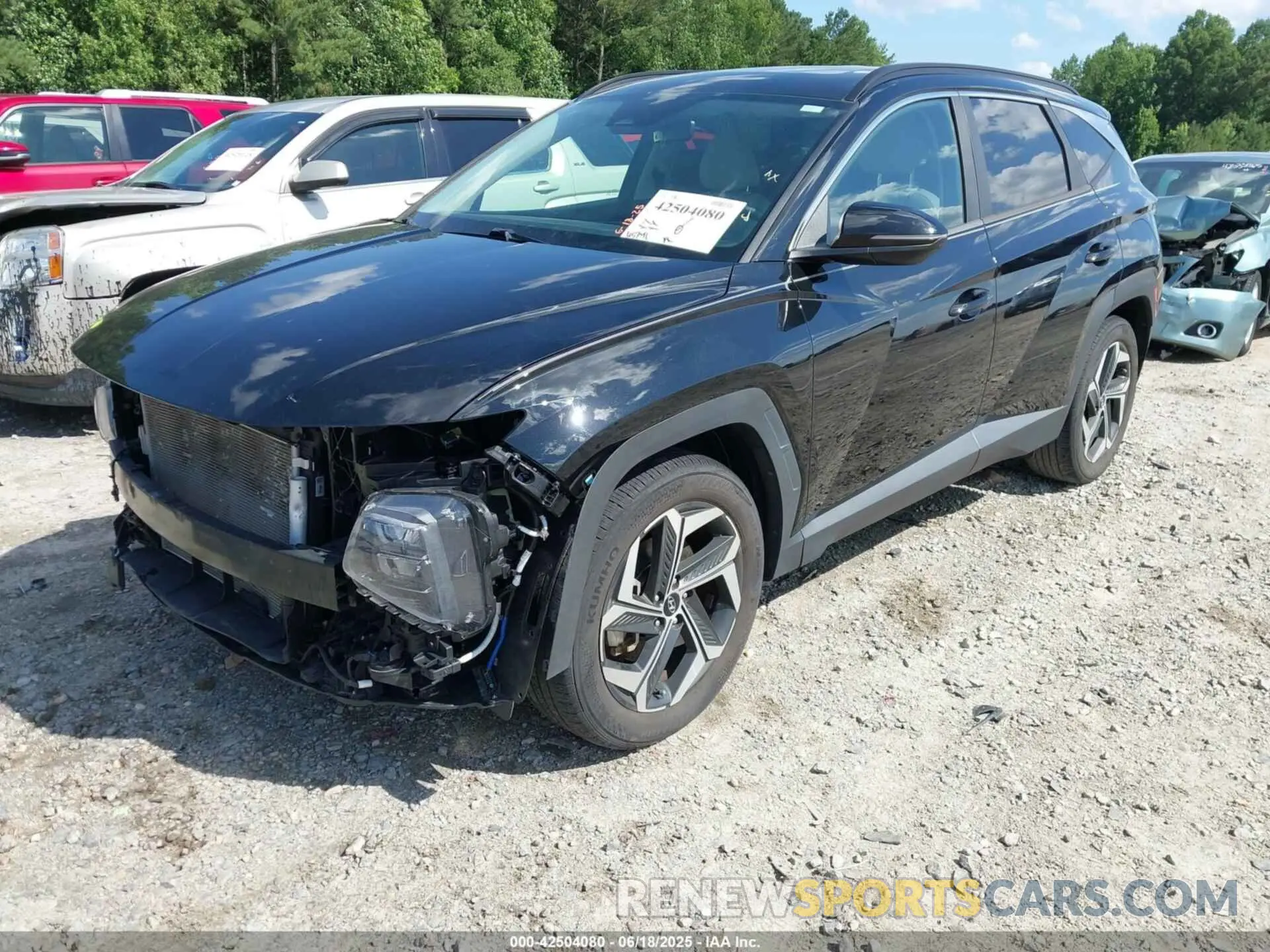 2 Photograph of a damaged car 5NMJC3AE9NH065265 HYUNDAI TUCSON 2022