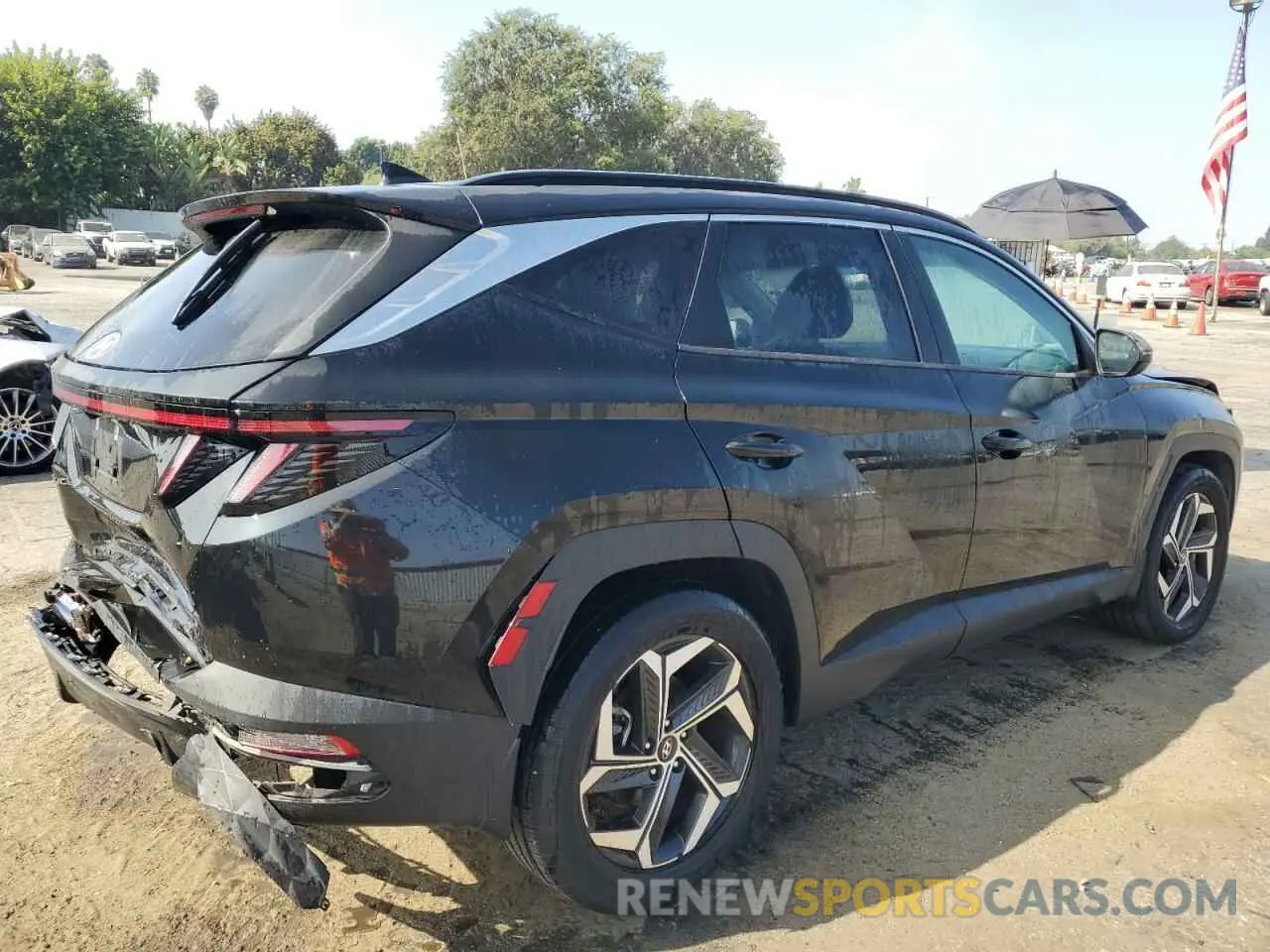 3 Photograph of a damaged car 5NMJC3AE9NH120507 HYUNDAI TUCSON 2022