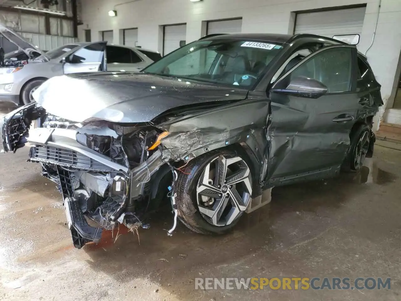 1 Photograph of a damaged car 5NMJC3AEXNH133590 HYUNDAI TUCSON 2022