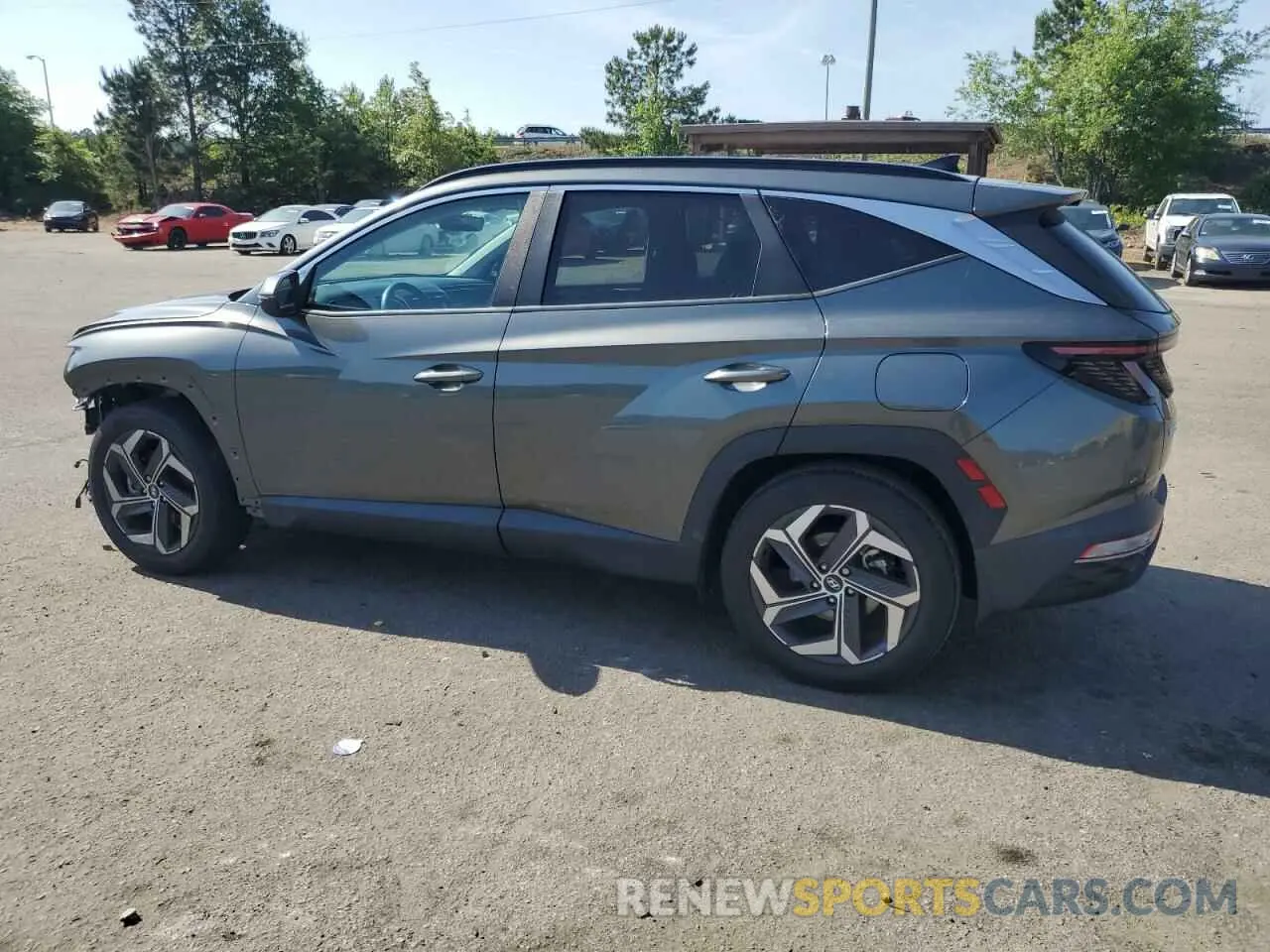 2 Photograph of a damaged car 5NMJC3AEXNH137056 HYUNDAI TUCSON 2022