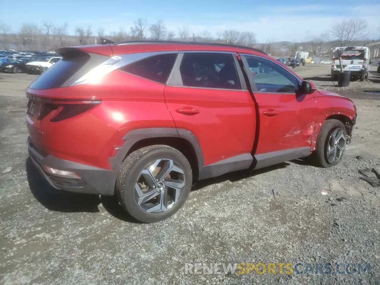 3 Photograph of a damaged car 5NMJCCAE1NH014262 HYUNDAI TUCSON 2022