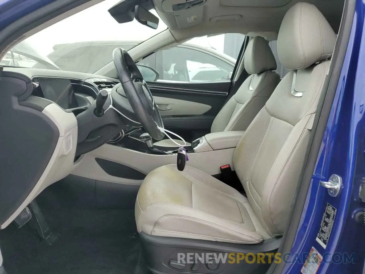 7 Photograph of a damaged car 5NMJCCAE1NH032261 HYUNDAI TUCSON 2022