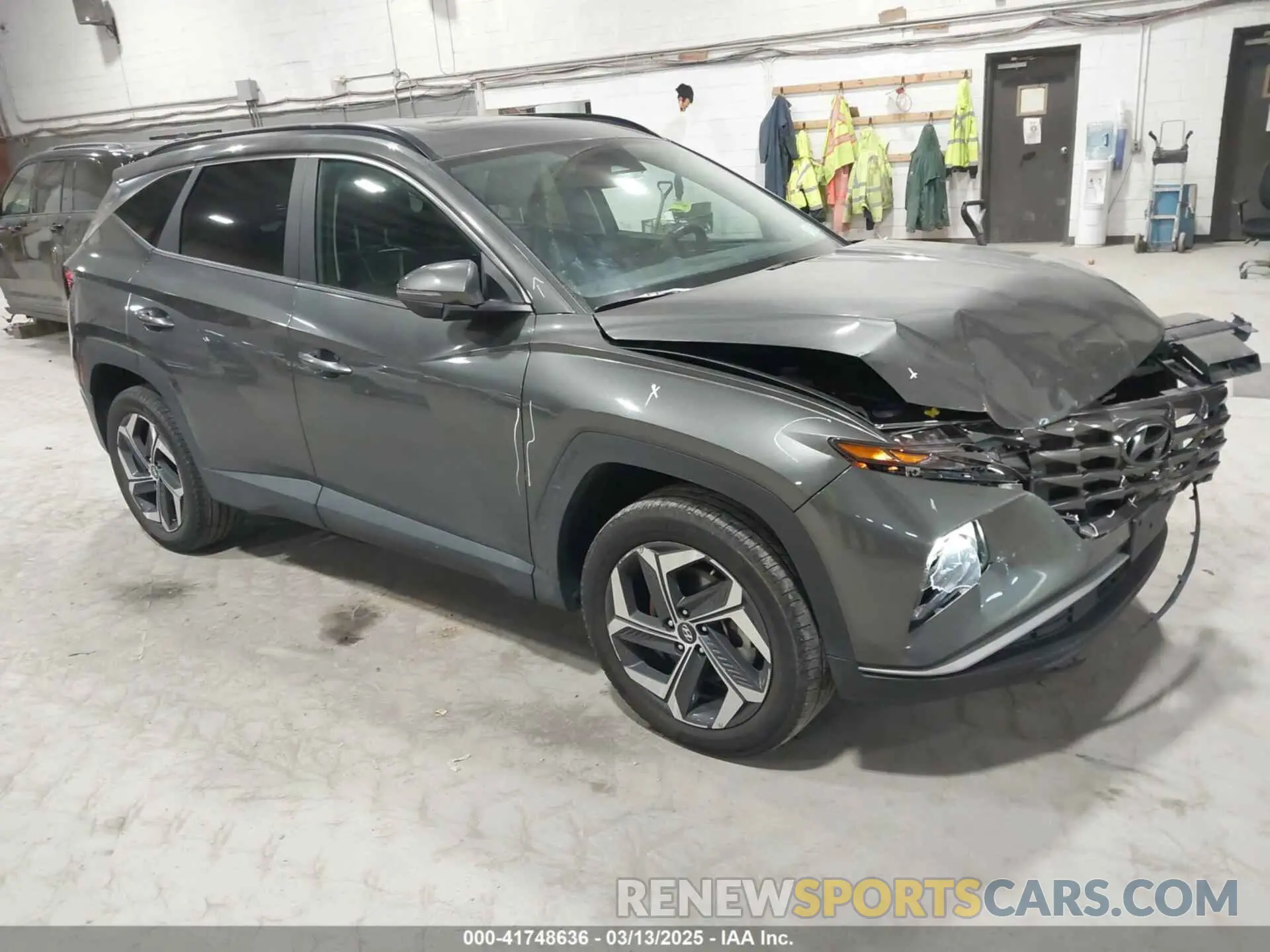 1 Photograph of a damaged car 5NMJCCAE1NH089480 HYUNDAI TUCSON 2022