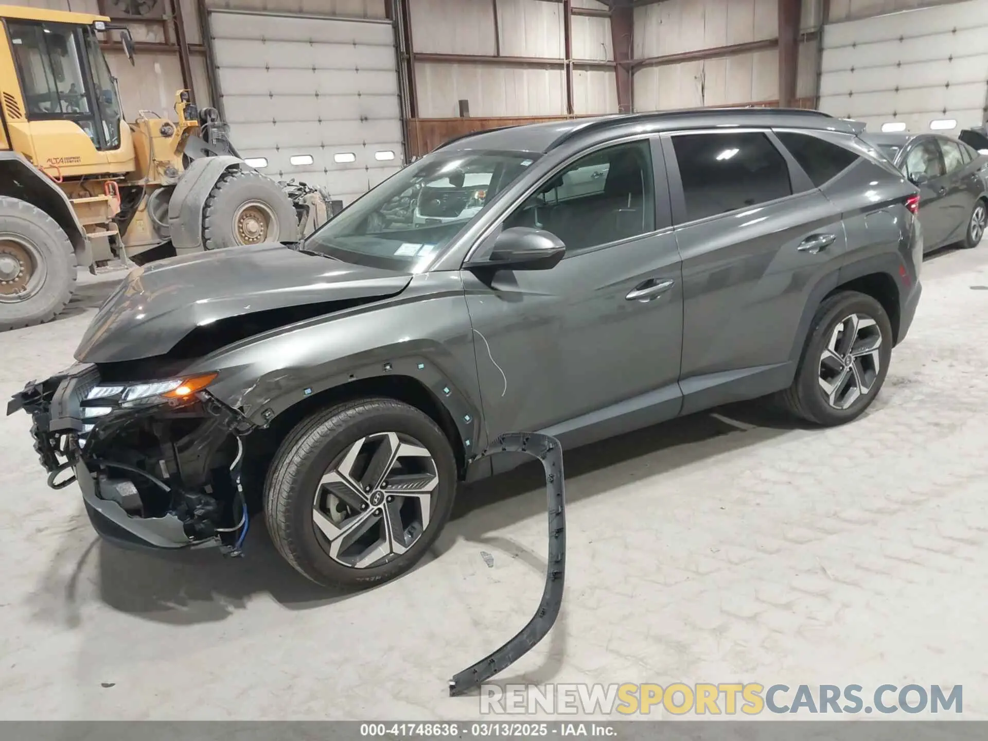 2 Photograph of a damaged car 5NMJCCAE1NH089480 HYUNDAI TUCSON 2022