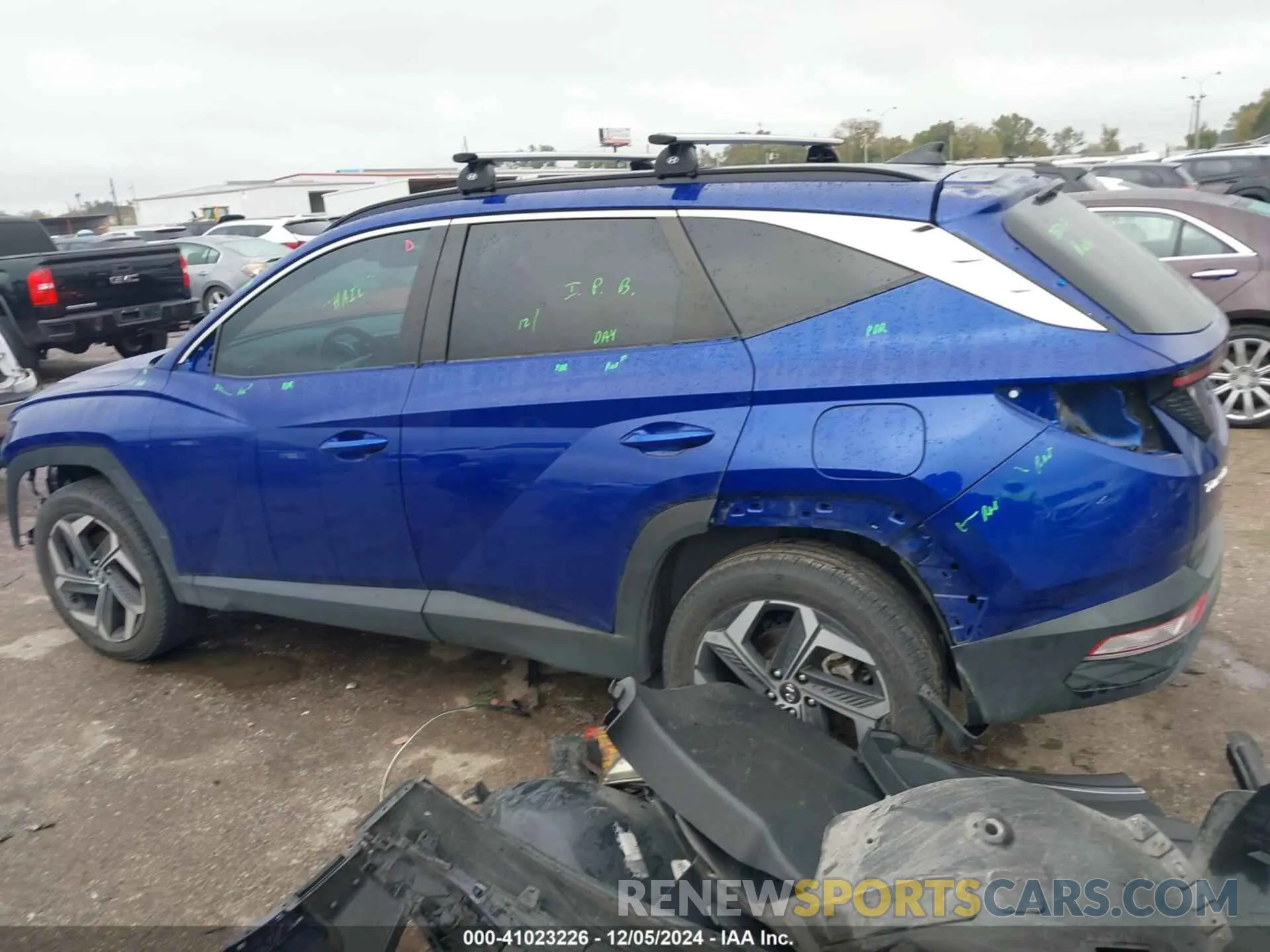 14 Photograph of a damaged car 5NMJCCAE2NH054091 HYUNDAI TUCSON 2022