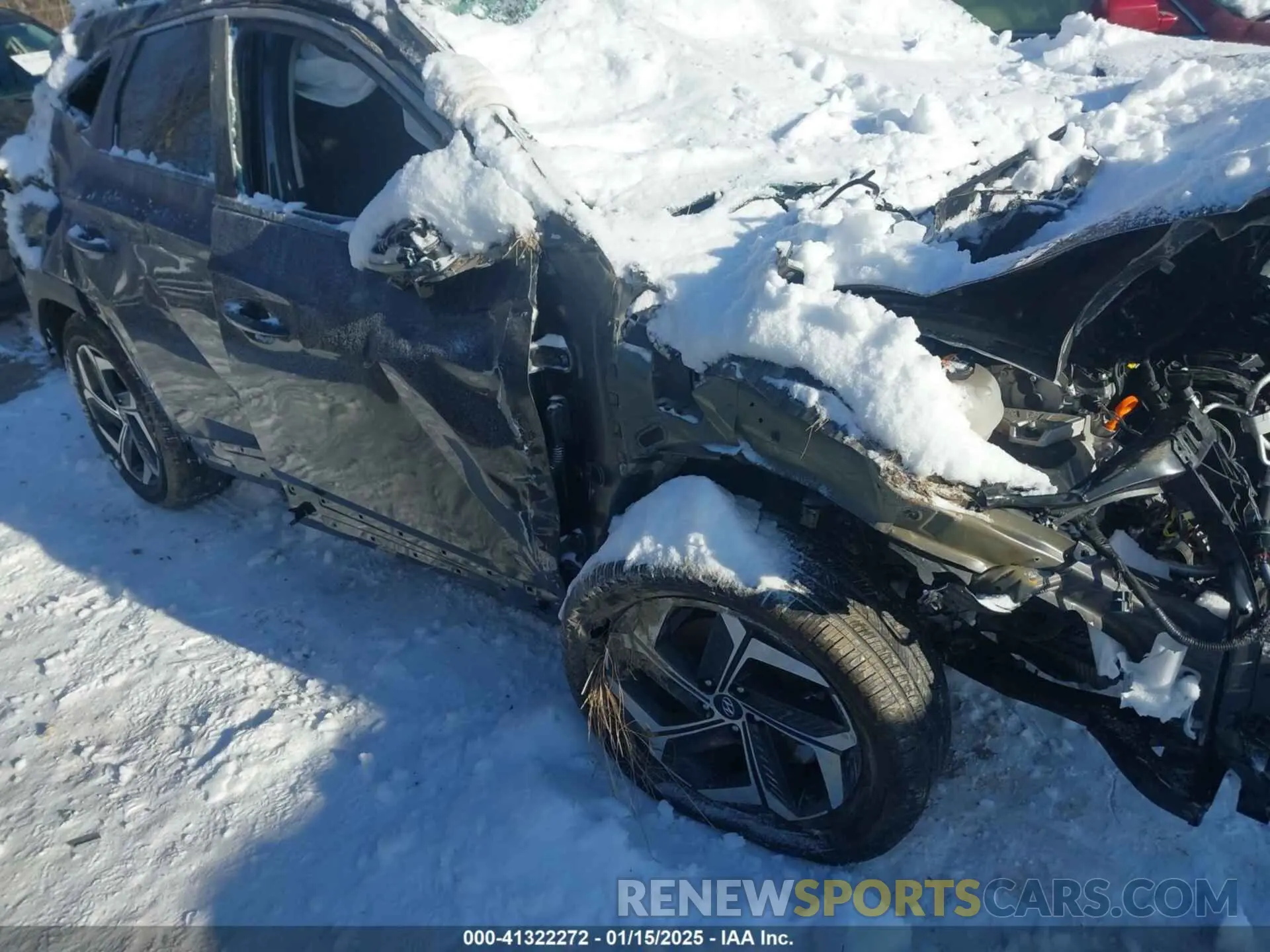 17 Photograph of a damaged car 5NMJCCAE2NH064412 HYUNDAI TUCSON 2022