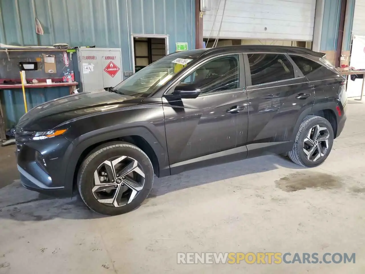 1 Photograph of a damaged car 5NMJCCAE2NH094865 HYUNDAI TUCSON 2022