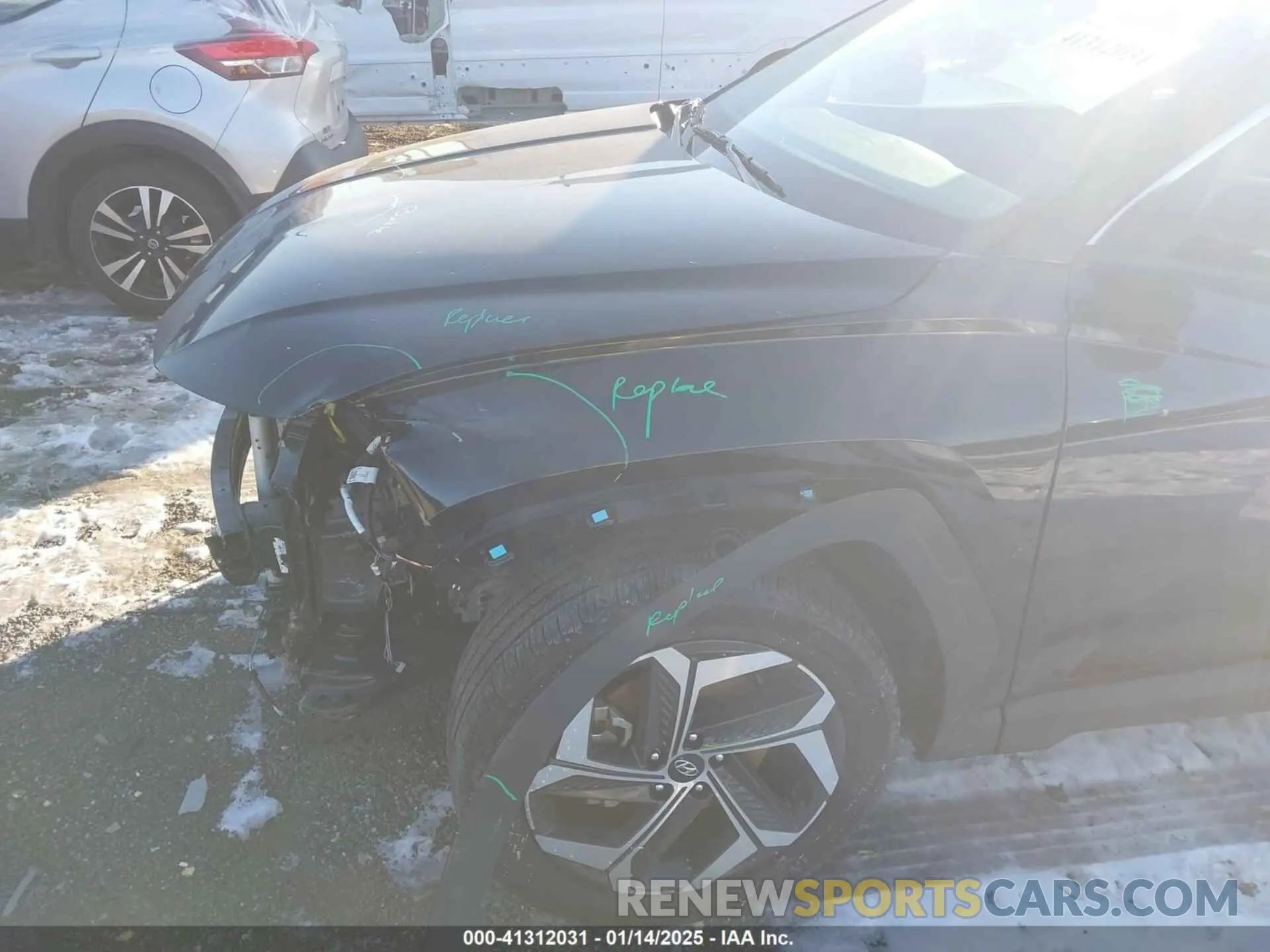 6 Photograph of a damaged car 5NMJCCAE4NH039074 HYUNDAI TUCSON 2022