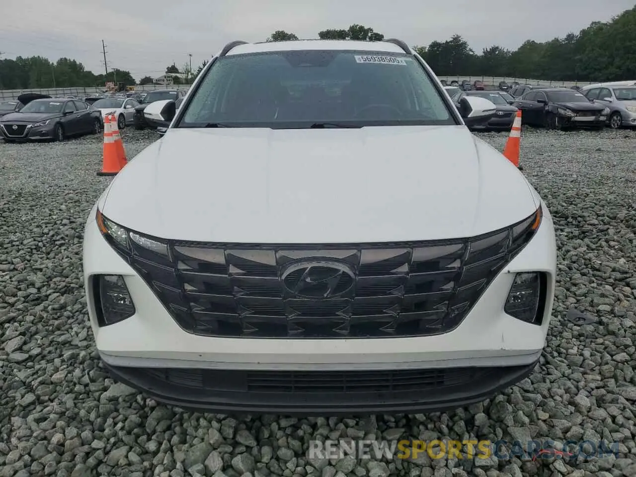 5 Photograph of a damaged car 5NMJCCAE4NH057428 HYUNDAI TUCSON 2022