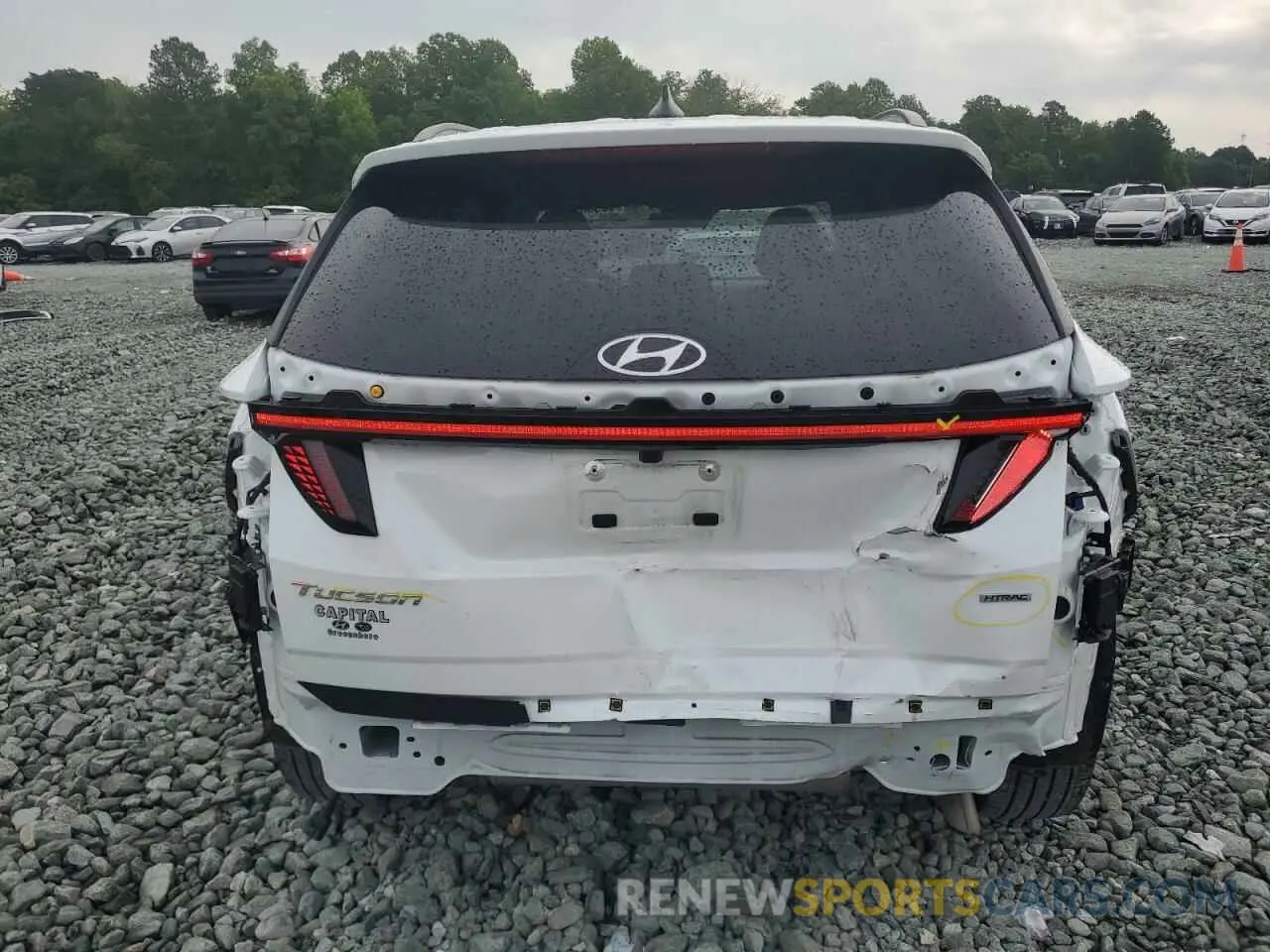 6 Photograph of a damaged car 5NMJCCAE4NH057428 HYUNDAI TUCSON 2022