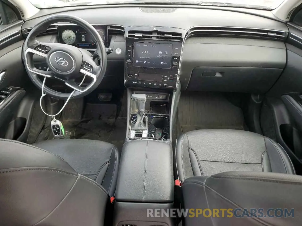 8 Photograph of a damaged car 5NMJCCAE5NH037320 HYUNDAI TUCSON 2022