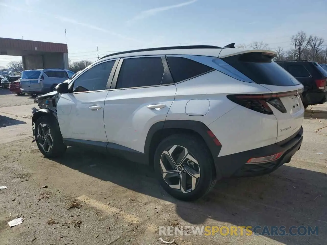 2 Photograph of a damaged car 5NMJCCAE5NH160017 HYUNDAI TUCSON 2022
