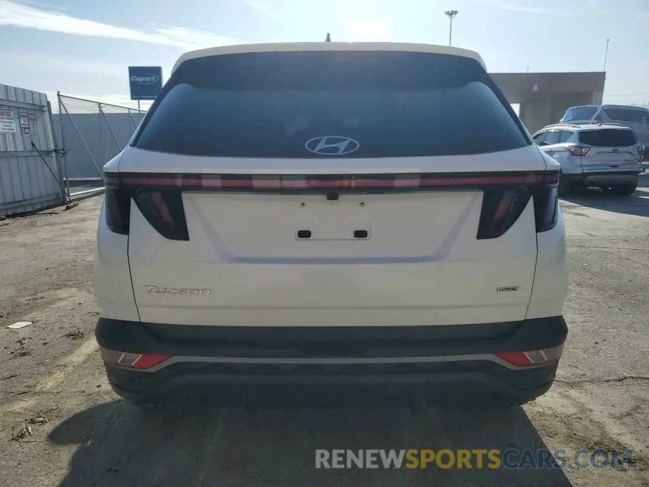 6 Photograph of a damaged car 5NMJCCAE5NH160017 HYUNDAI TUCSON 2022
