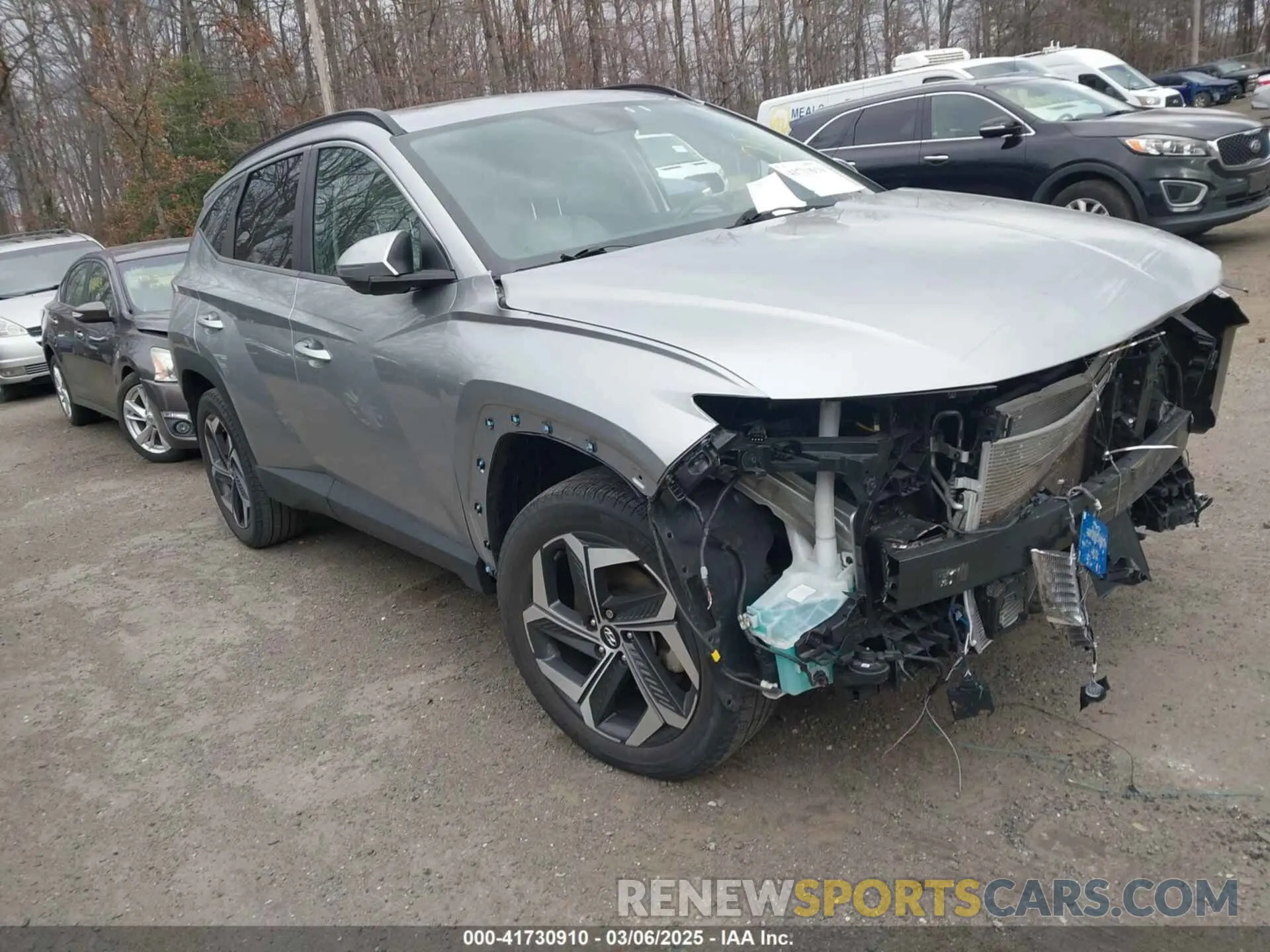 1 Photograph of a damaged car 5NMJCCAE6NH077440 HYUNDAI TUCSON 2022