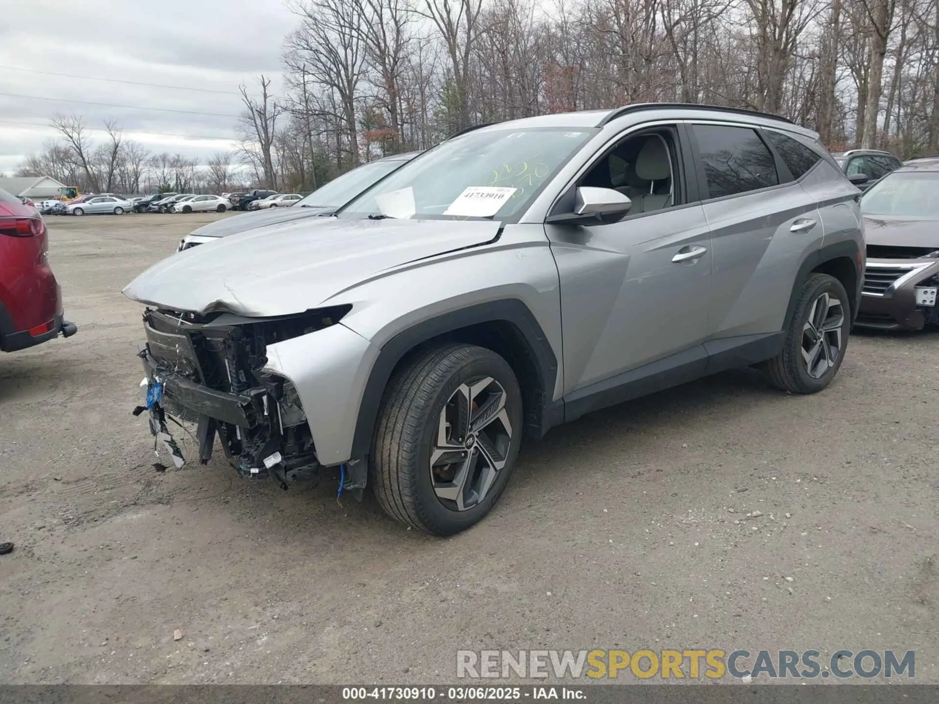 2 Photograph of a damaged car 5NMJCCAE6NH077440 HYUNDAI TUCSON 2022