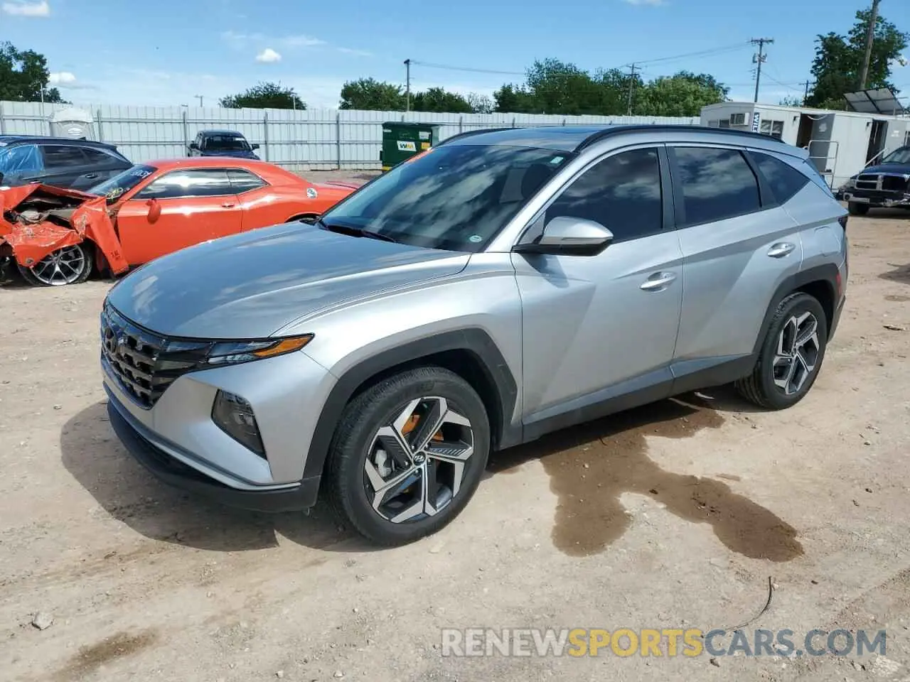 1 Photograph of a damaged car 5NMJCCAE6NH140049 HYUNDAI TUCSON 2022
