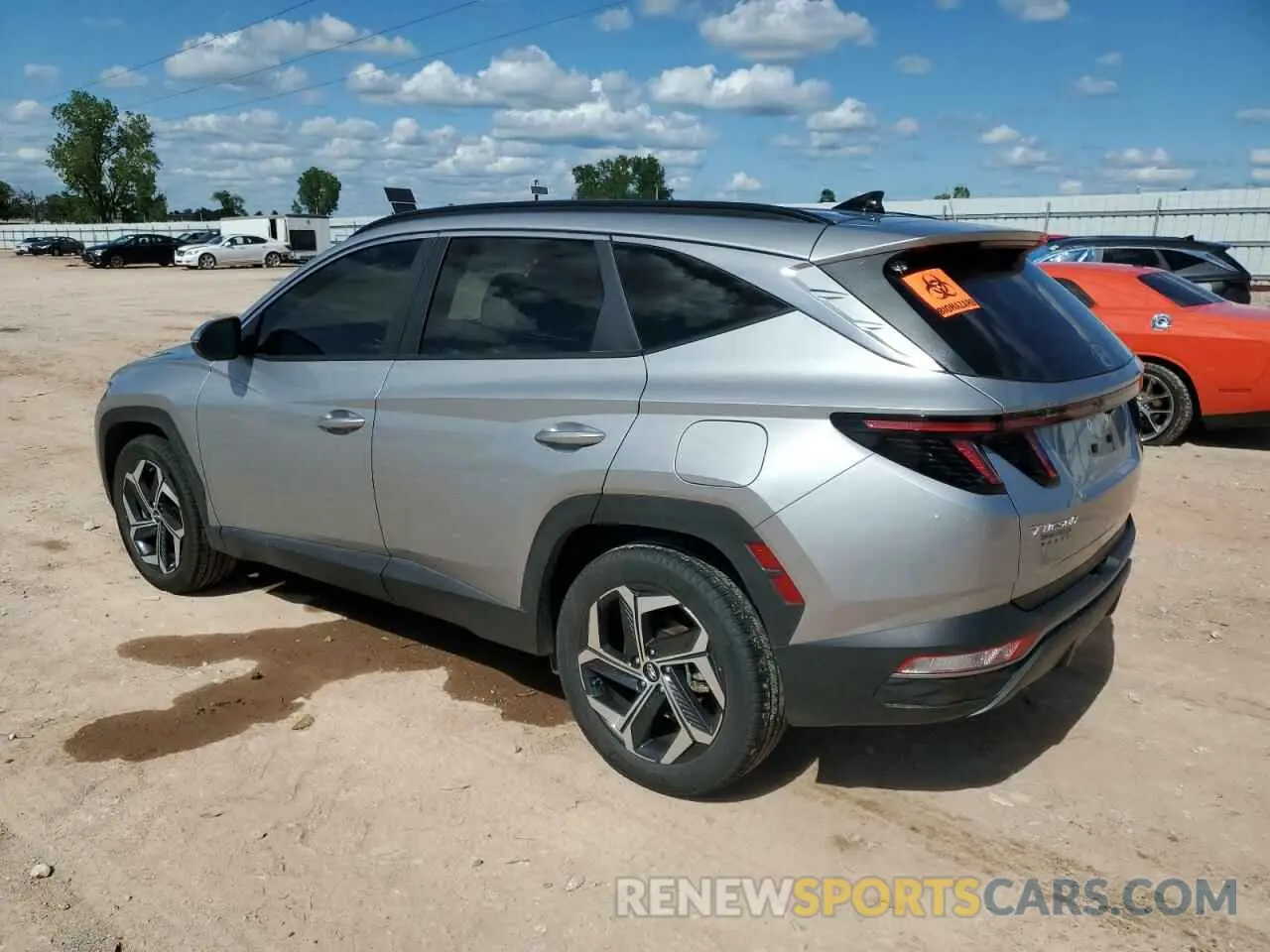 2 Photograph of a damaged car 5NMJCCAE6NH140049 HYUNDAI TUCSON 2022