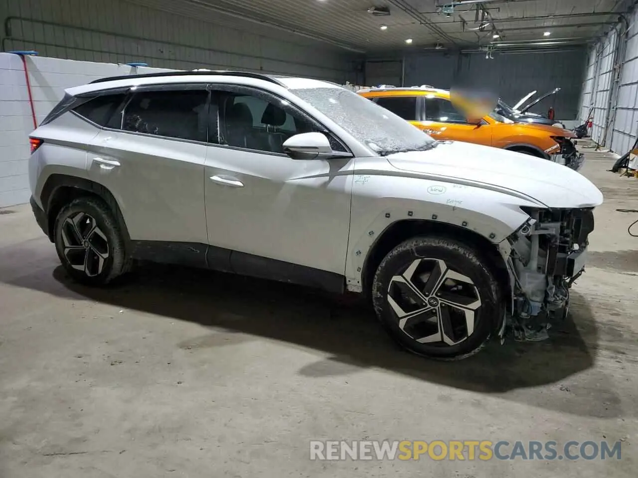 4 Photograph of a damaged car 5NMJCCAE8NH041328 HYUNDAI TUCSON 2022