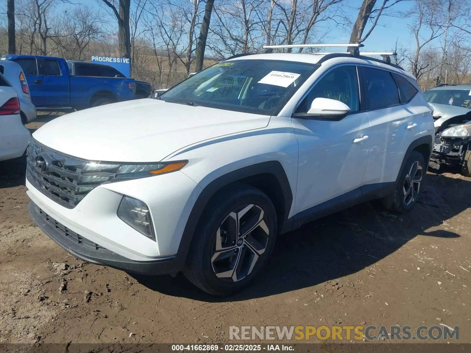 2 Photograph of a damaged car 5NMJCCAE8NH042107 HYUNDAI TUCSON 2022