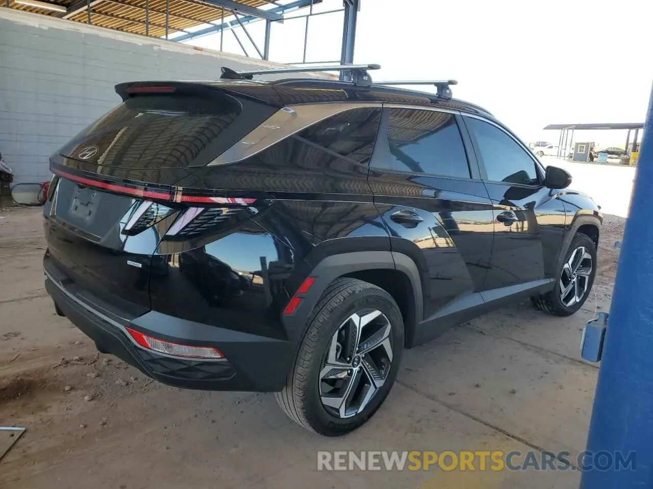 3 Photograph of a damaged car 5NMJCCAE8NH126279 HYUNDAI TUCSON 2022