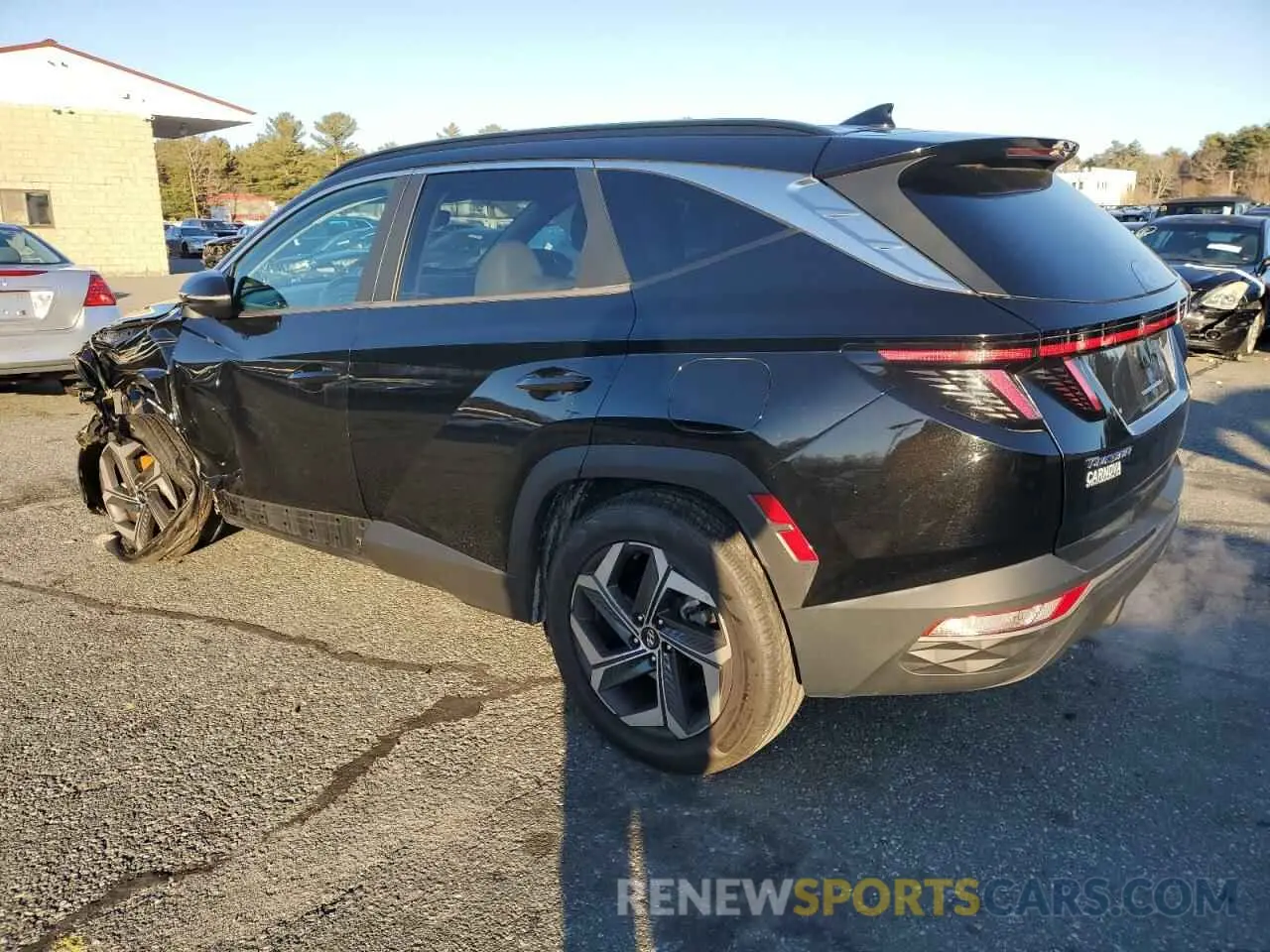 2 Photograph of a damaged car 5NMJCCAEXNH003583 HYUNDAI TUCSON 2022
