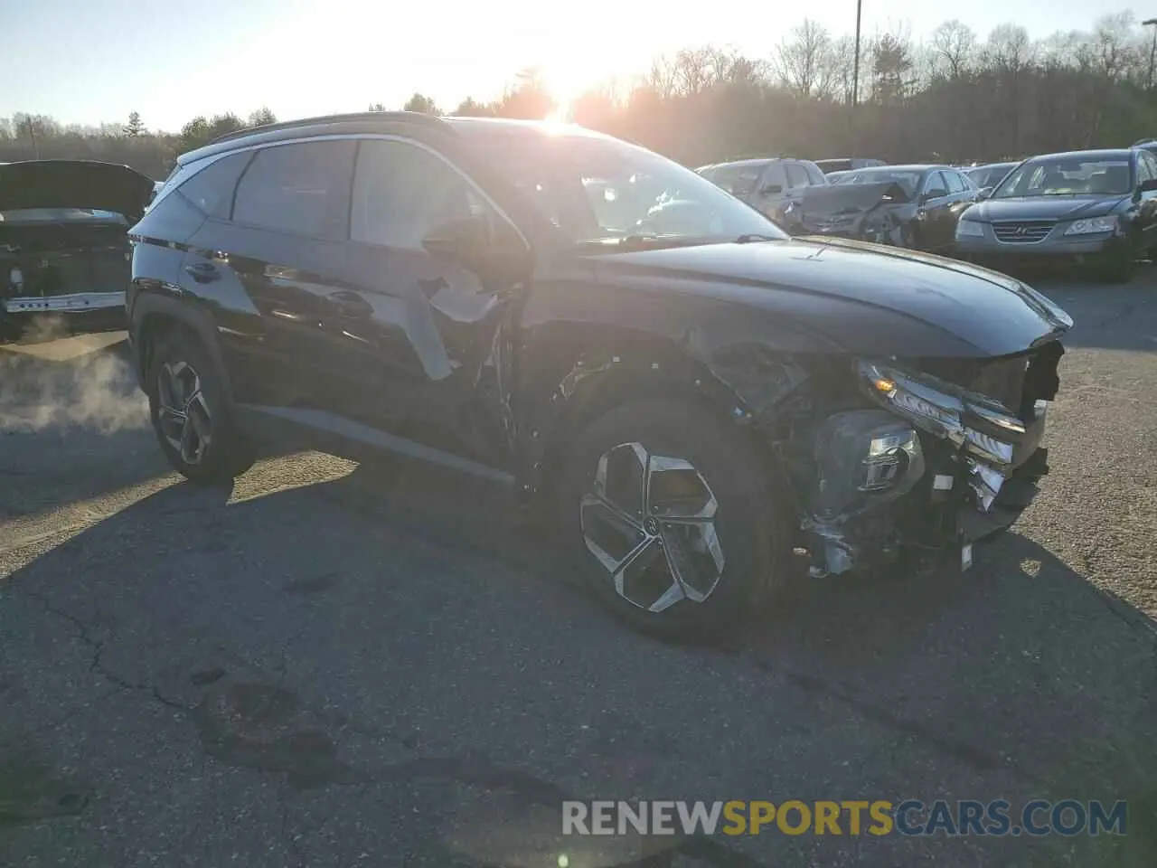 4 Photograph of a damaged car 5NMJCCAEXNH003583 HYUNDAI TUCSON 2022