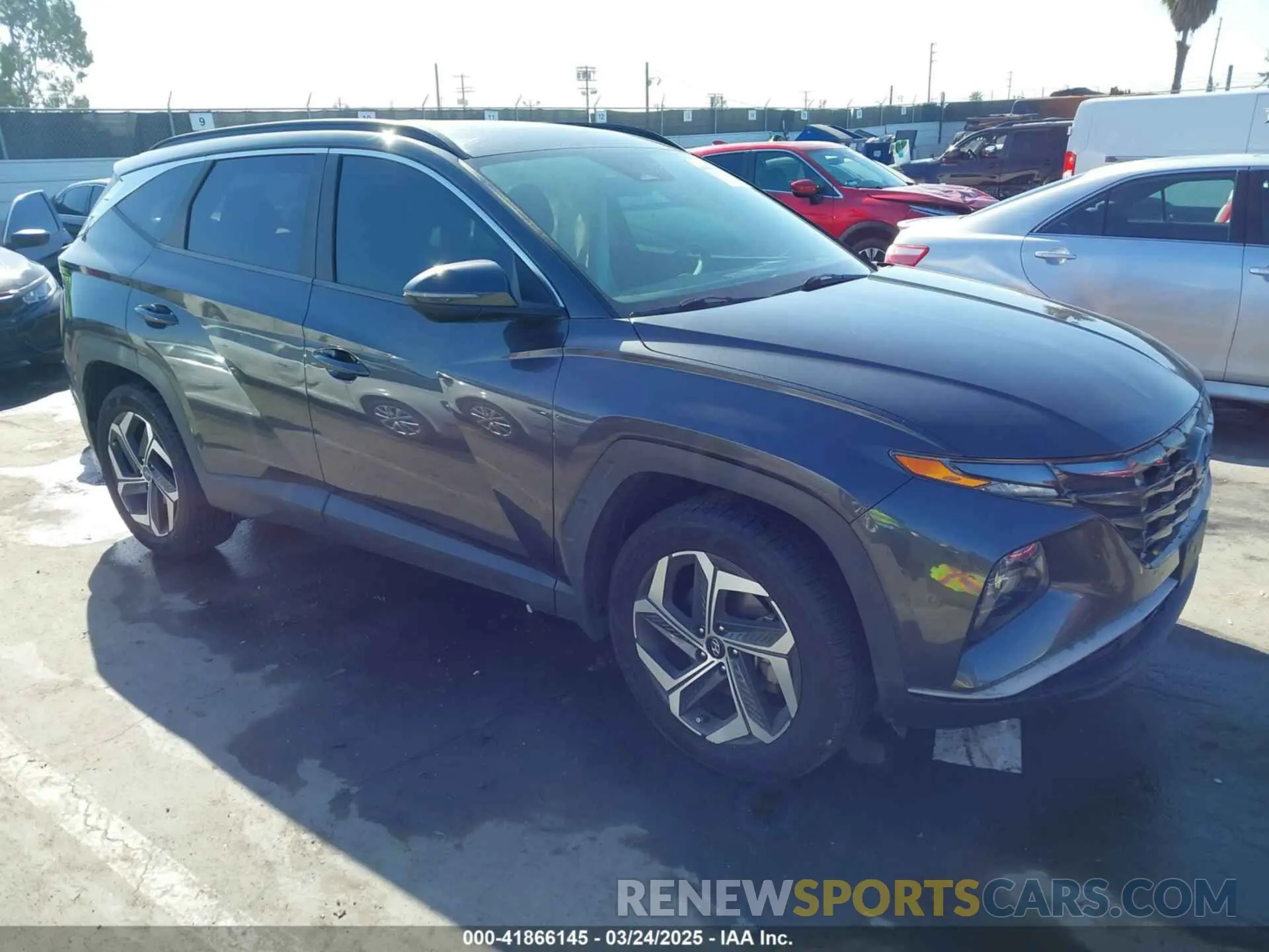 1 Photograph of a damaged car 5NMJCCAEXNH061242 HYUNDAI TUCSON 2022