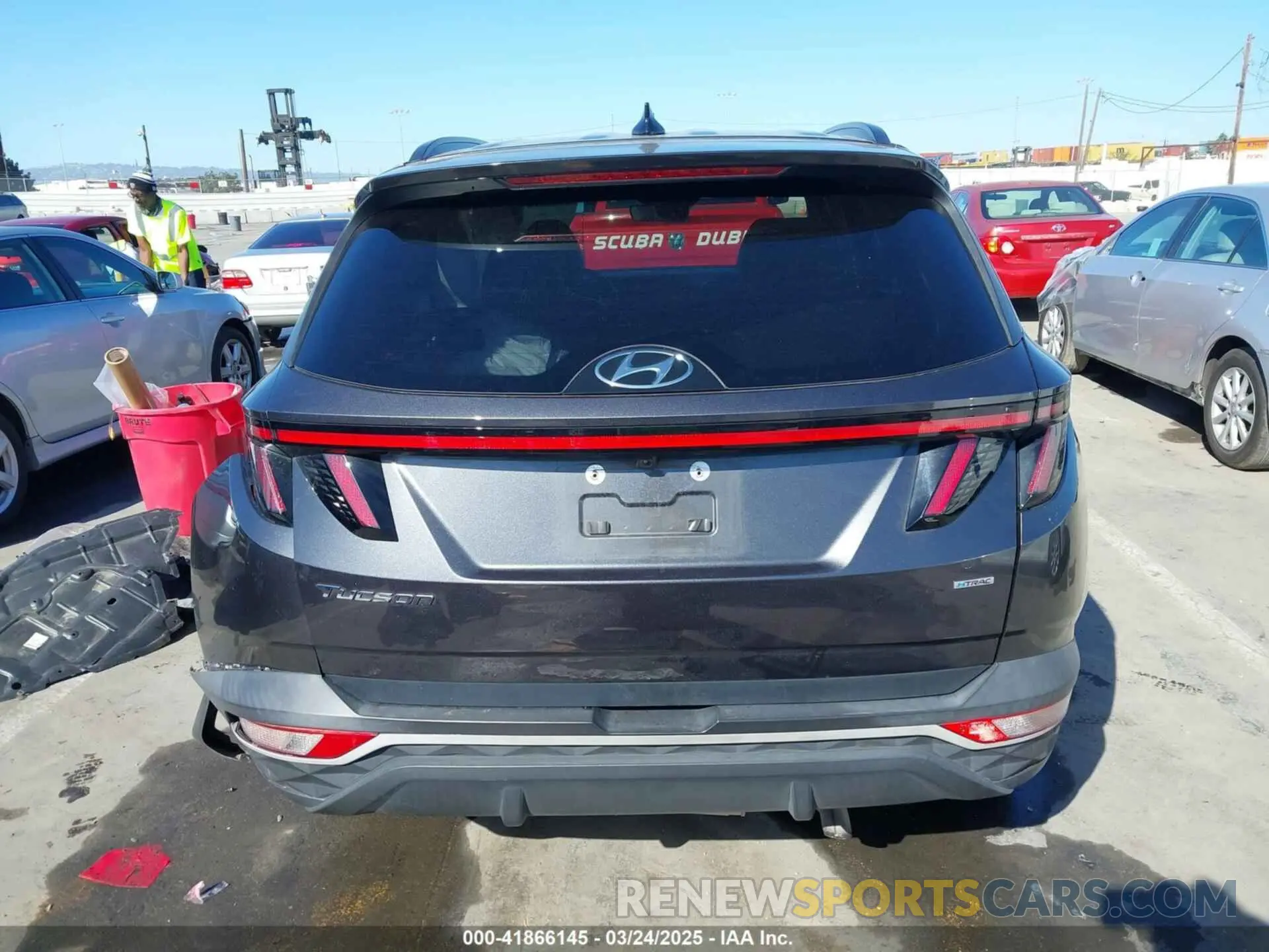 15 Photograph of a damaged car 5NMJCCAEXNH061242 HYUNDAI TUCSON 2022