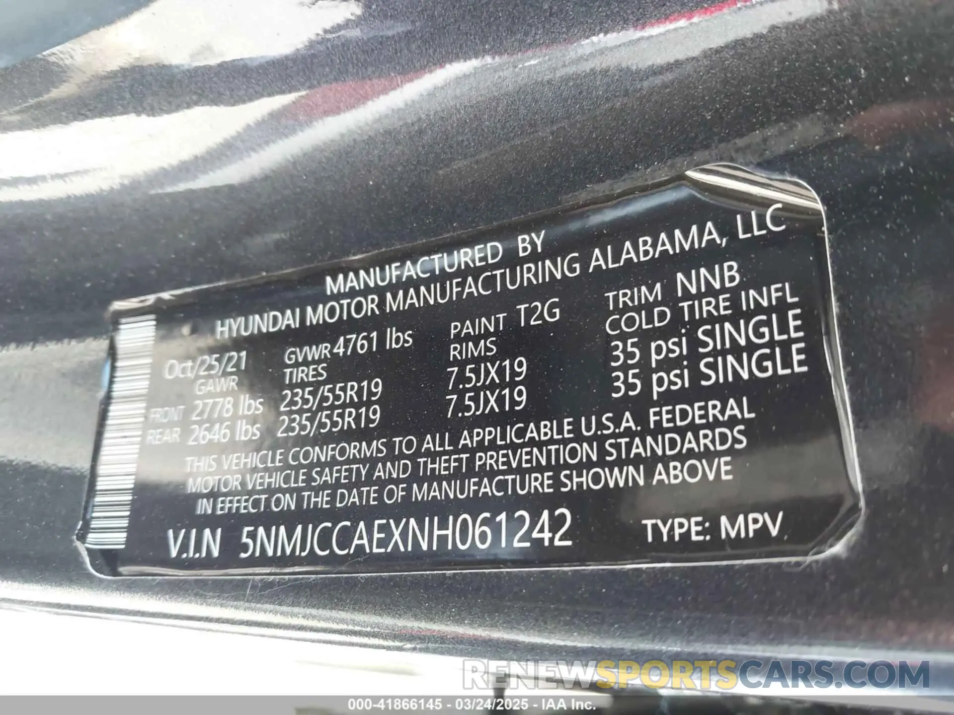 9 Photograph of a damaged car 5NMJCCAEXNH061242 HYUNDAI TUCSON 2022