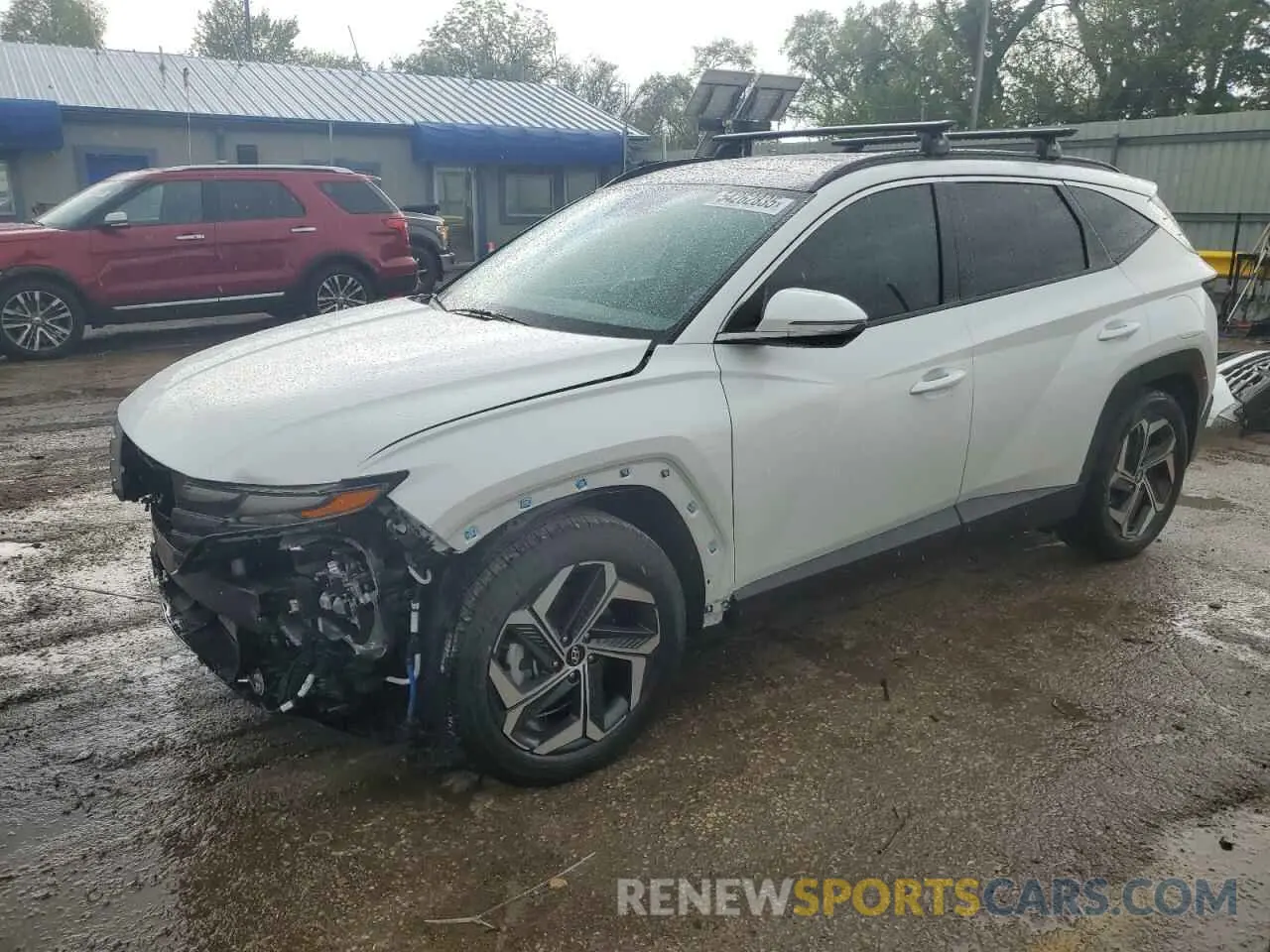 1 Photograph of a damaged car 5NMJE3AE0NH108563 HYUNDAI TUCSON 2022