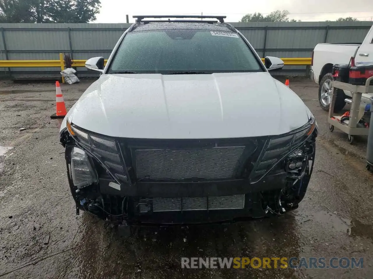 5 Photograph of a damaged car 5NMJE3AE0NH108563 HYUNDAI TUCSON 2022