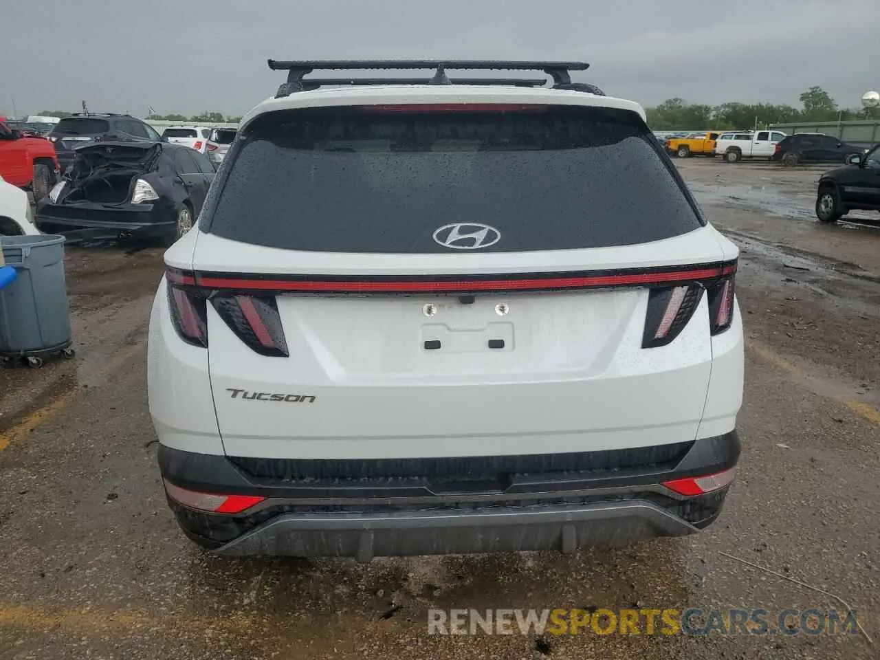 6 Photograph of a damaged car 5NMJE3AE0NH108563 HYUNDAI TUCSON 2022