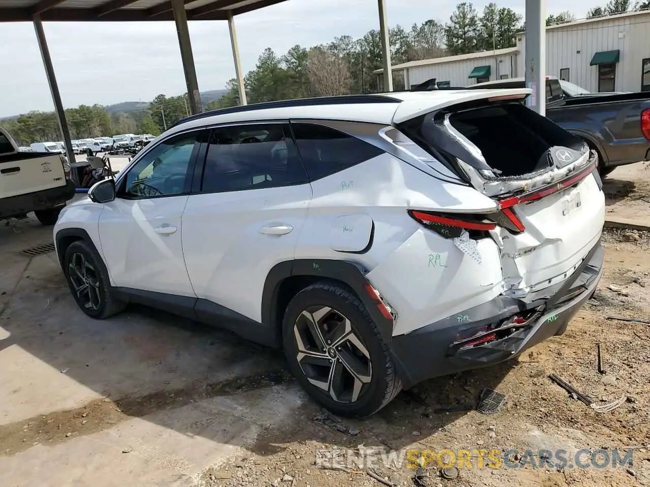 2 Photograph of a damaged car 5NMJE3AE0NH120258 HYUNDAI TUCSON 2022