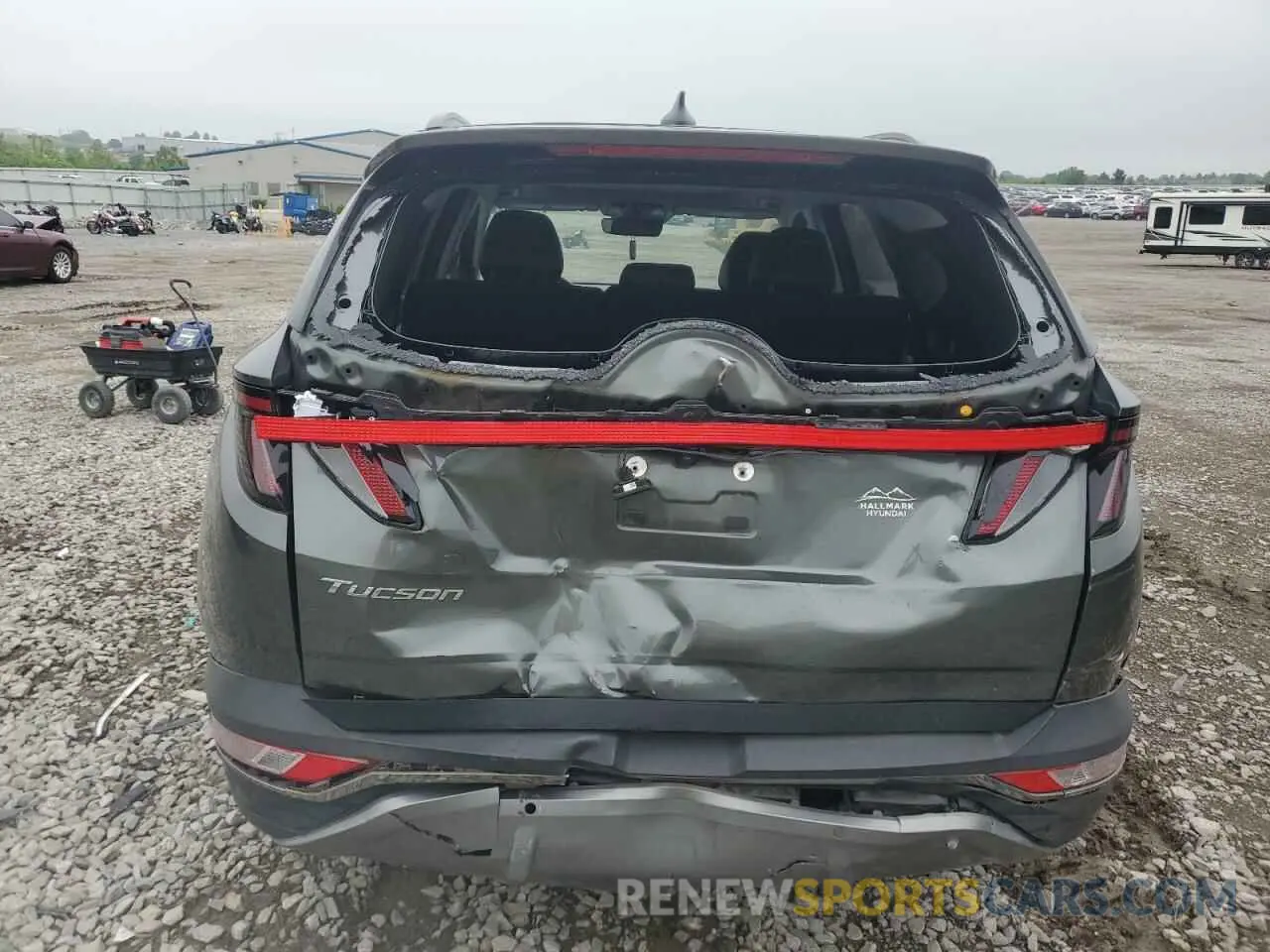6 Photograph of a damaged car 5NMJE3AE1NH081583 HYUNDAI TUCSON 2022