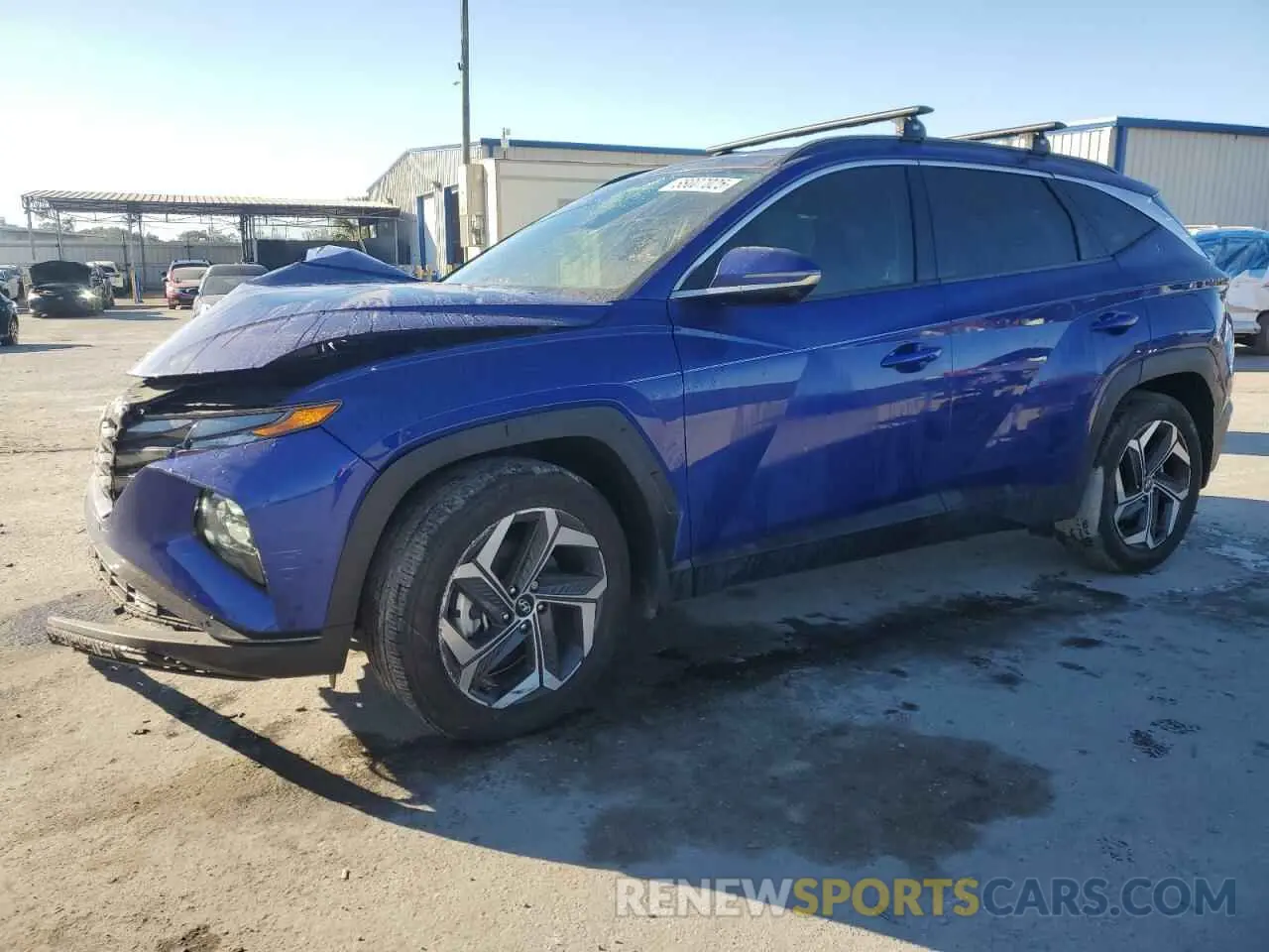 1 Photograph of a damaged car 5NMJE3AE1NH095242 HYUNDAI TUCSON 2022