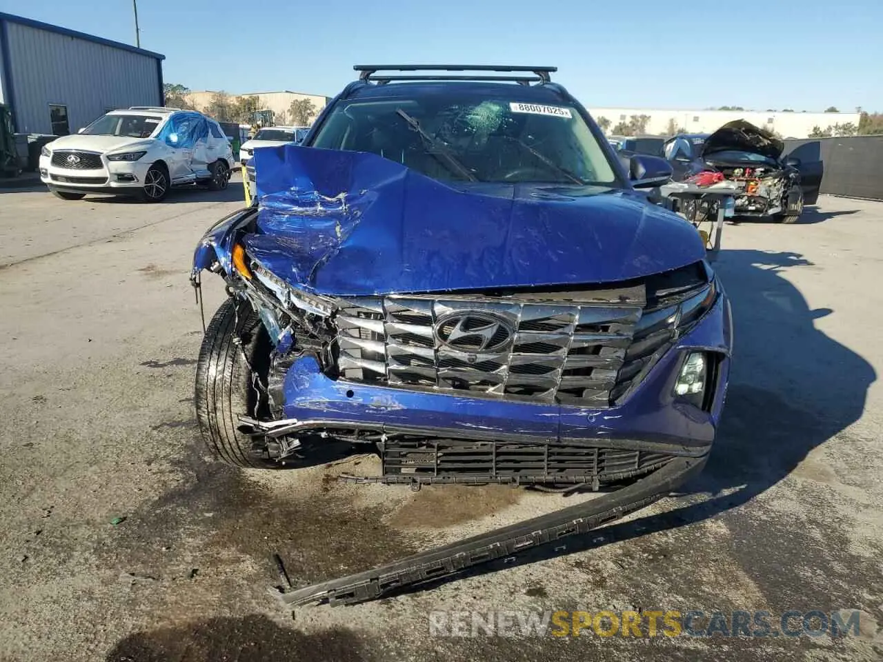 5 Photograph of a damaged car 5NMJE3AE1NH095242 HYUNDAI TUCSON 2022