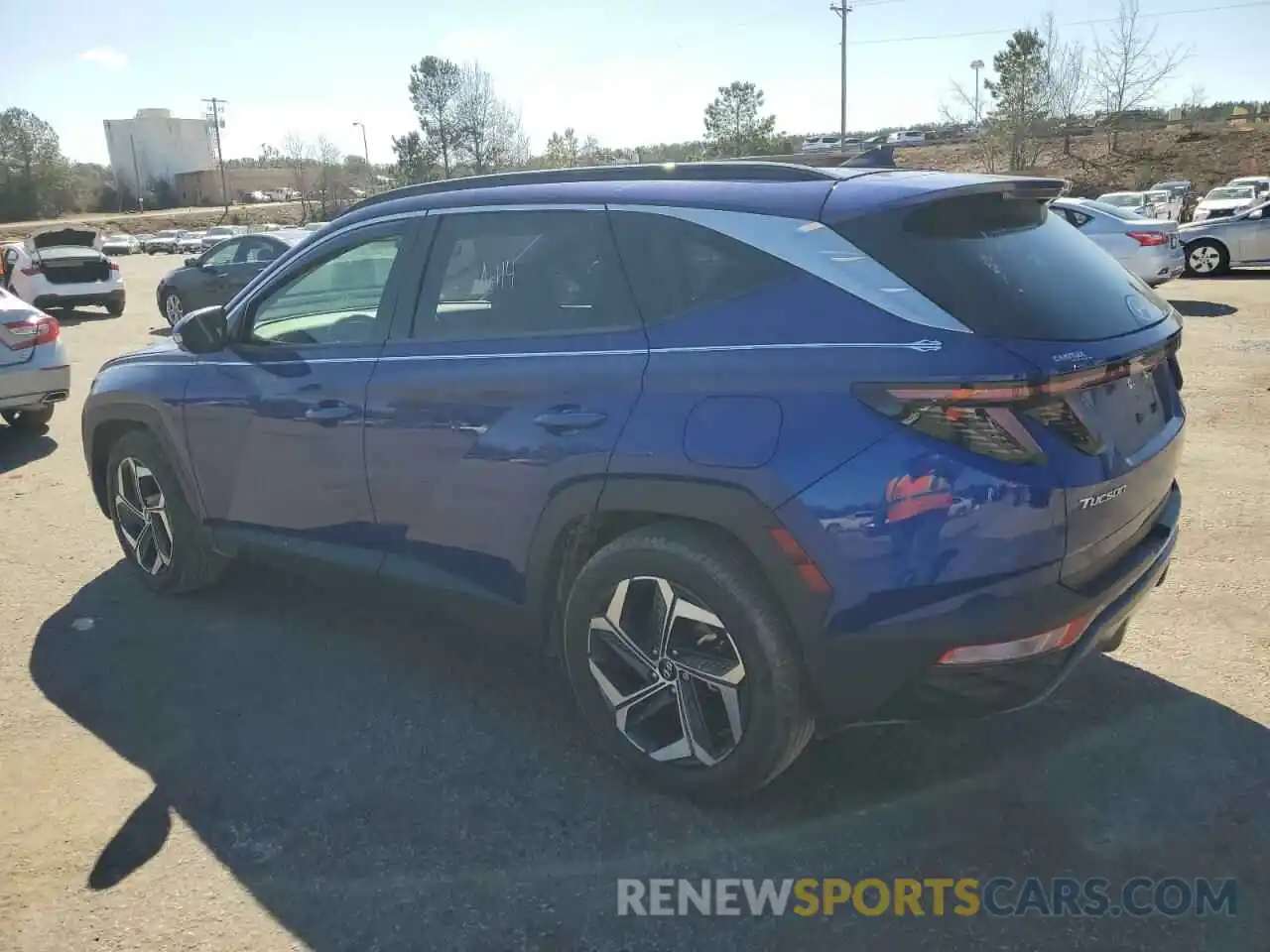 2 Photograph of a damaged car 5NMJE3AE1NH105462 HYUNDAI TUCSON 2022