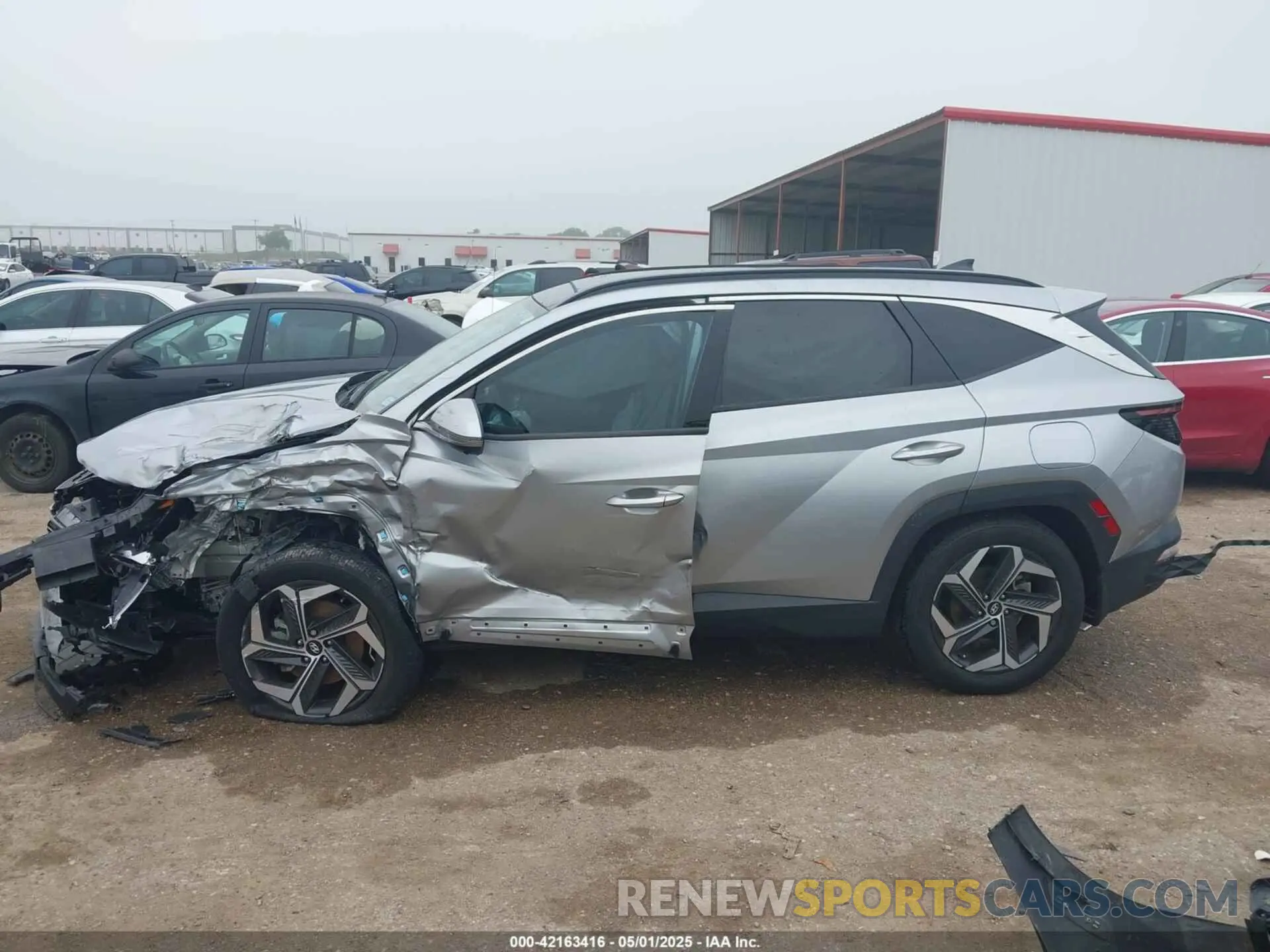 14 Photograph of a damaged car 5NMJE3AE1NH109866 HYUNDAI TUCSON 2022