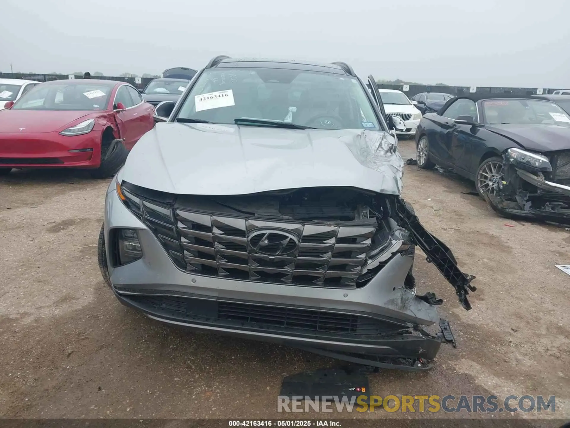 6 Photograph of a damaged car 5NMJE3AE1NH109866 HYUNDAI TUCSON 2022