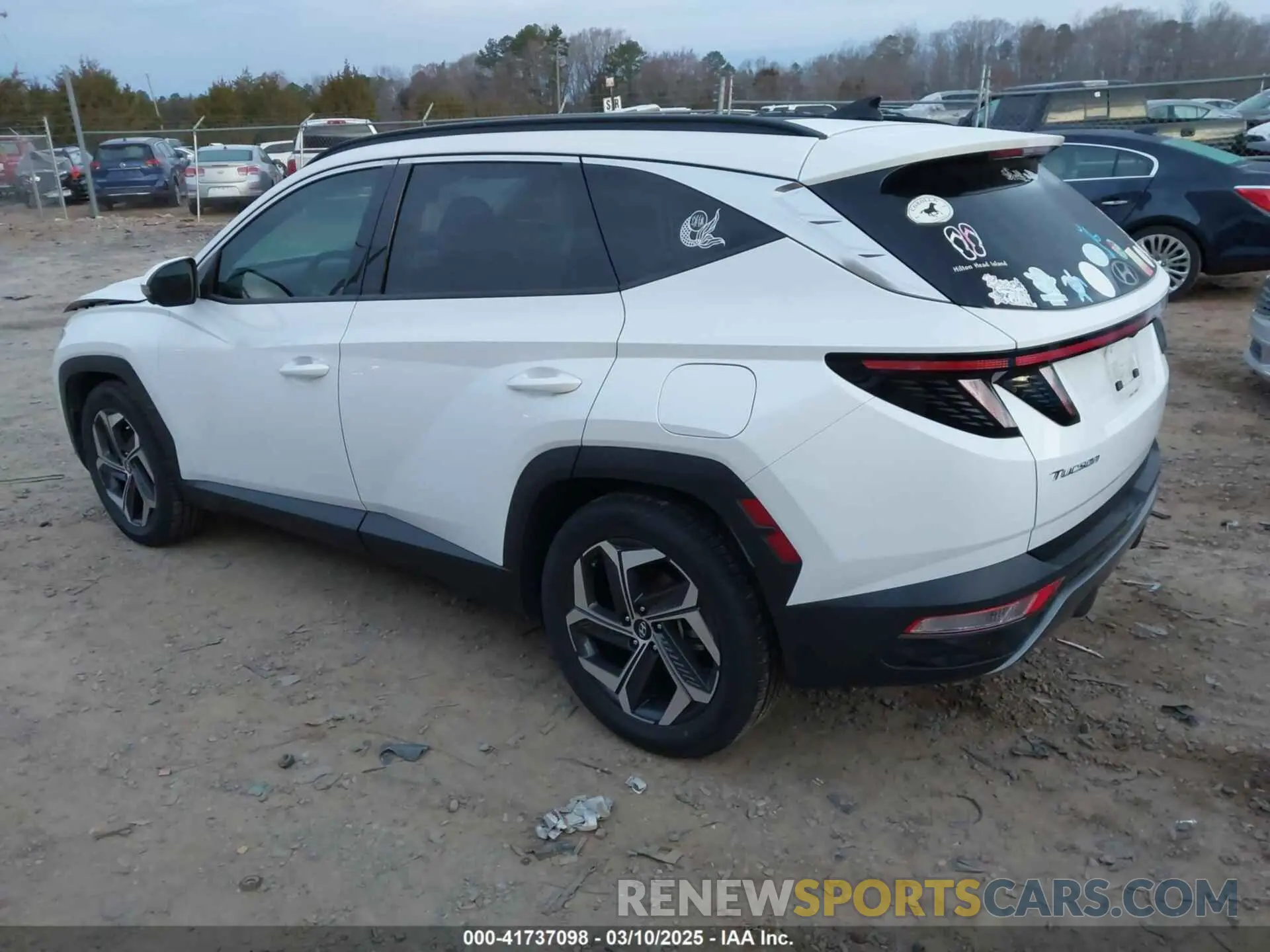 3 Photograph of a damaged car 5NMJE3AE1NH133360 HYUNDAI TUCSON 2022