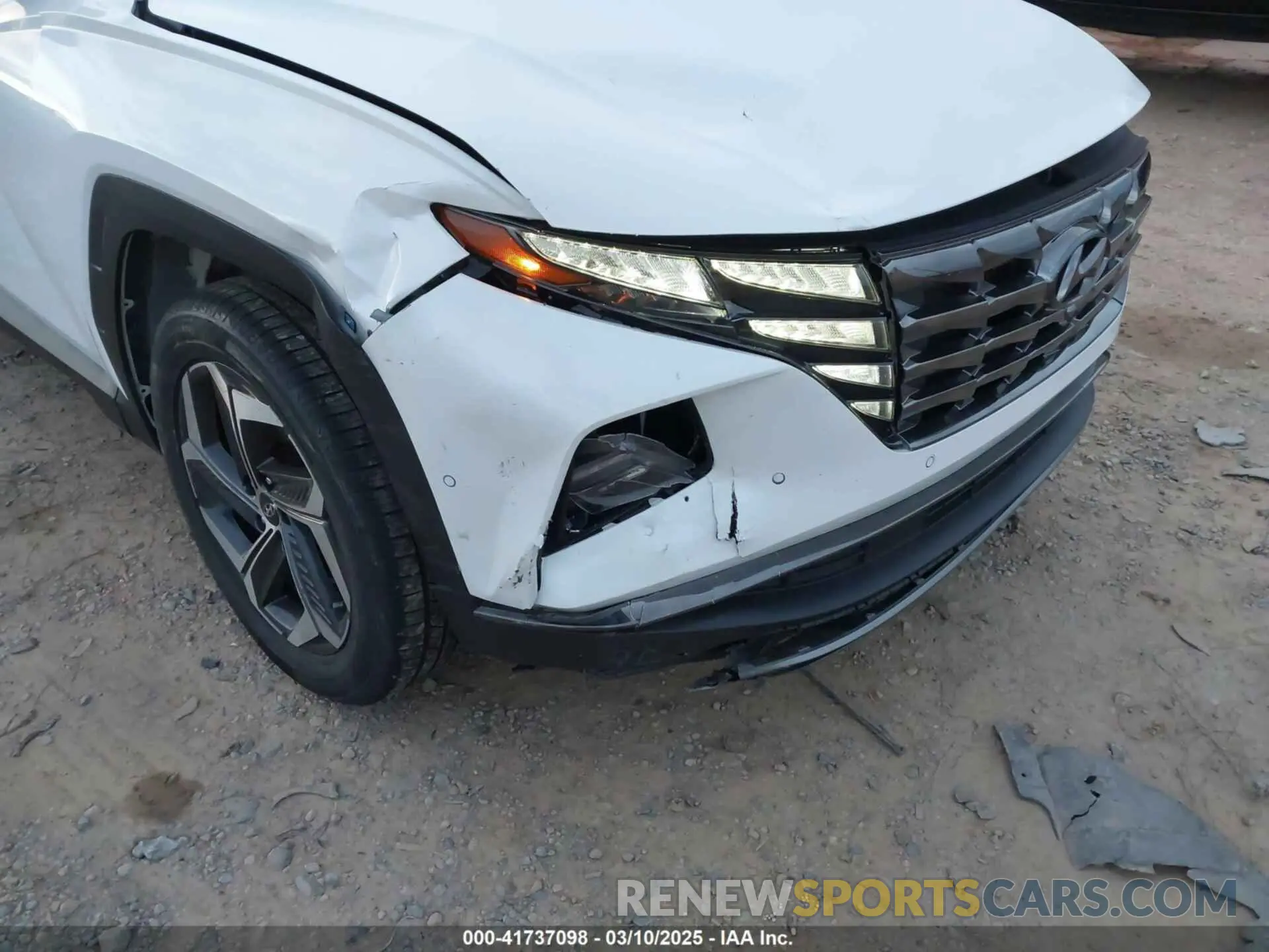 6 Photograph of a damaged car 5NMJE3AE1NH133360 HYUNDAI TUCSON 2022