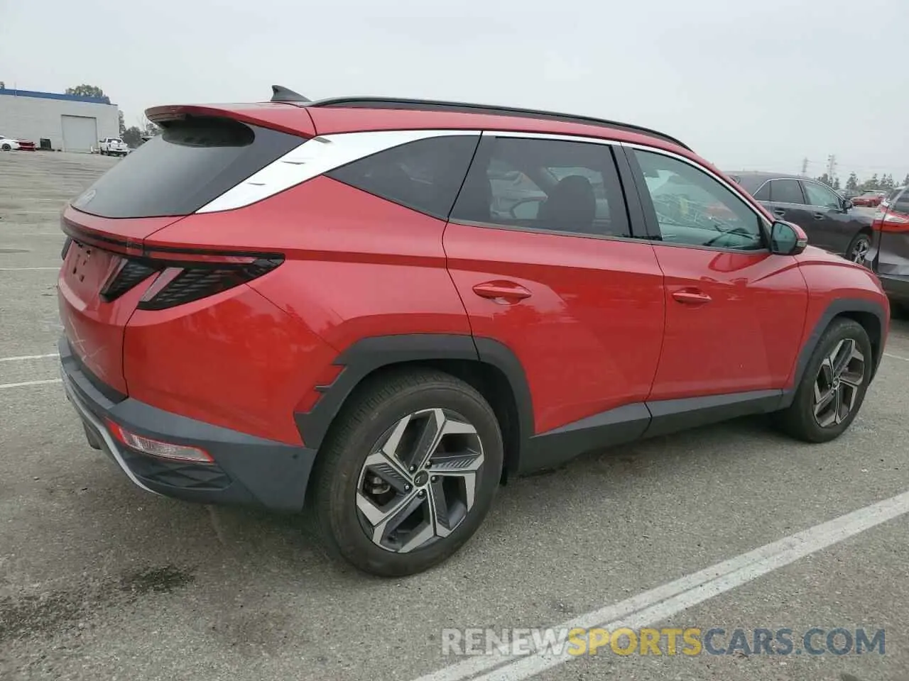3 Photograph of a damaged car 5NMJE3AE2NH023241 HYUNDAI TUCSON 2022