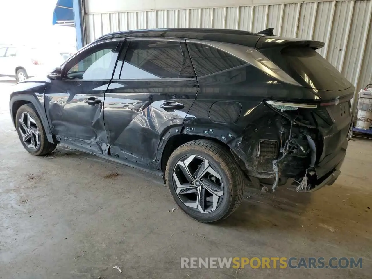 2 Photograph of a damaged car 5NMJE3AE4NH013021 HYUNDAI TUCSON 2022